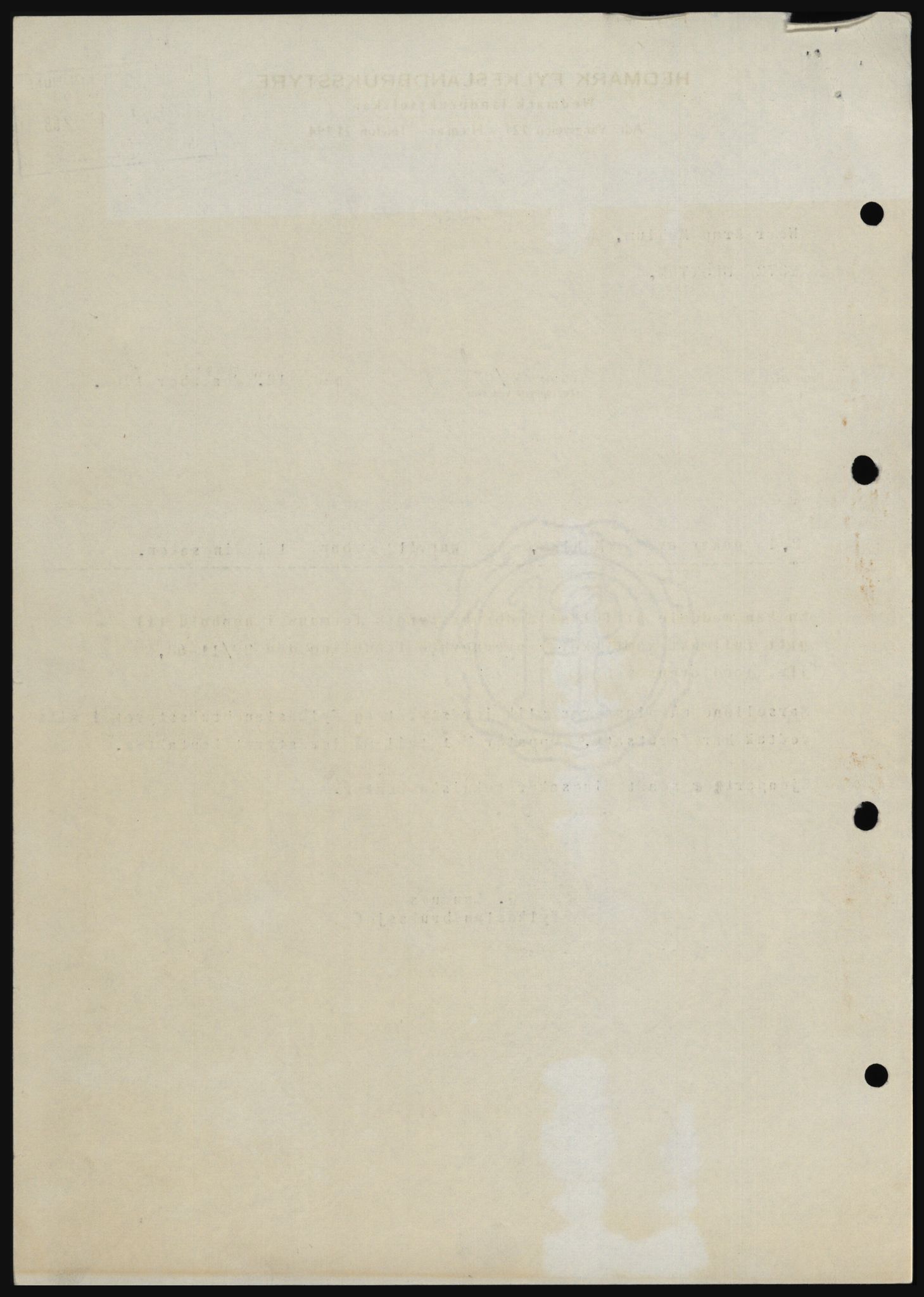 Nord-Hedmark sorenskriveri, SAH/TING-012/H/Hc/L0033: Mortgage book no. 33, 1970-1970, Diary no: : 1221/1970