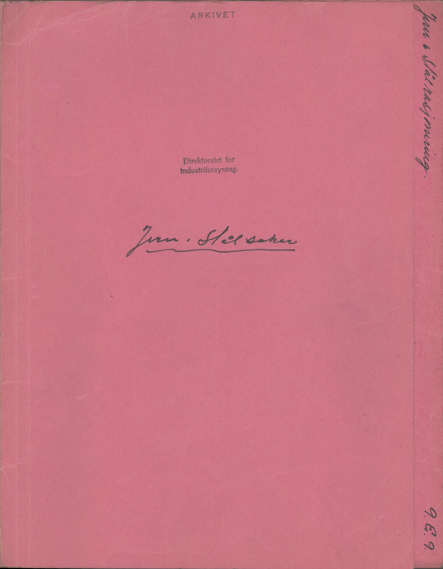 Direktoratet for industriforsyning, Sekretariatet, RA/S-4153/D/Df/L0055: 9. Metallkontoret, 1940-1945, p. 1001