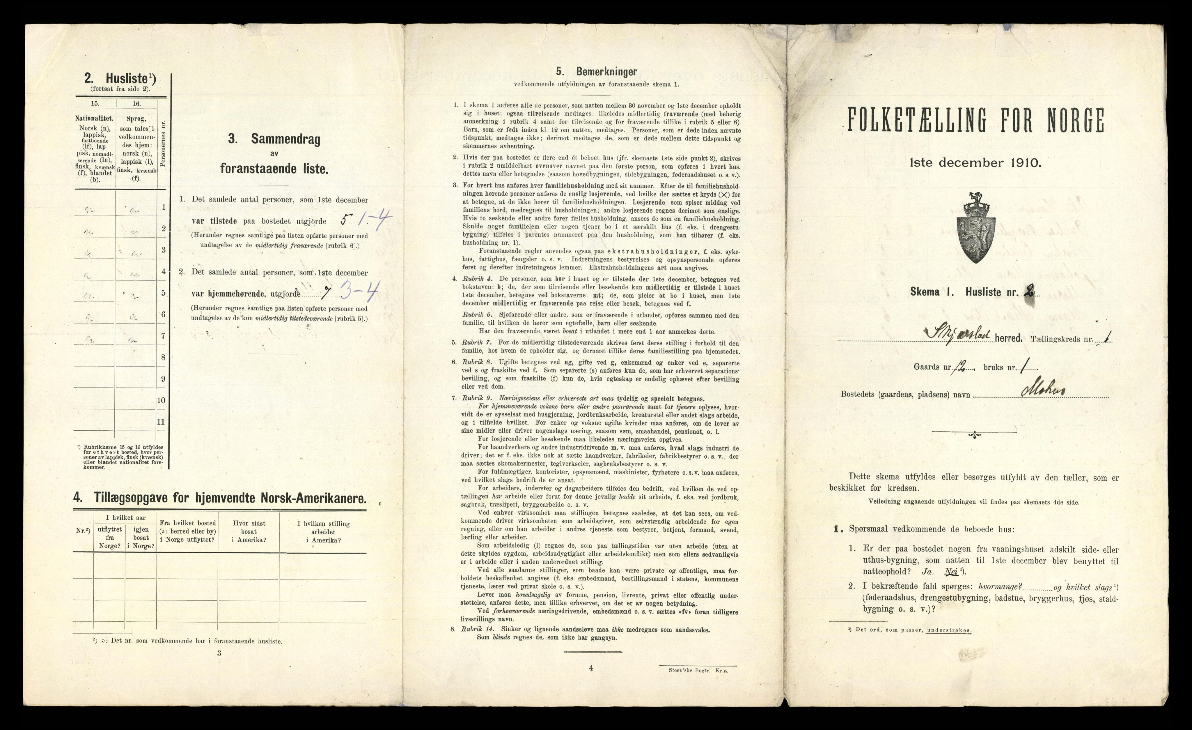 RA, 1910 census for Skjerstad, 1910, p. 25