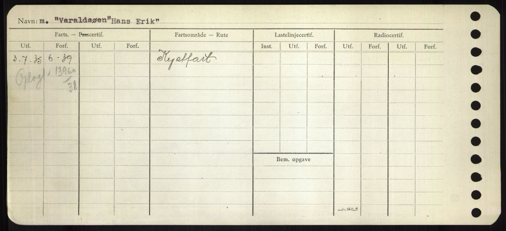 Sjøfartsdirektoratet med forløpere, Skipsmålingen, RA/S-1627/H/Hd/L0014: Fartøy, H-Havl, p. 218