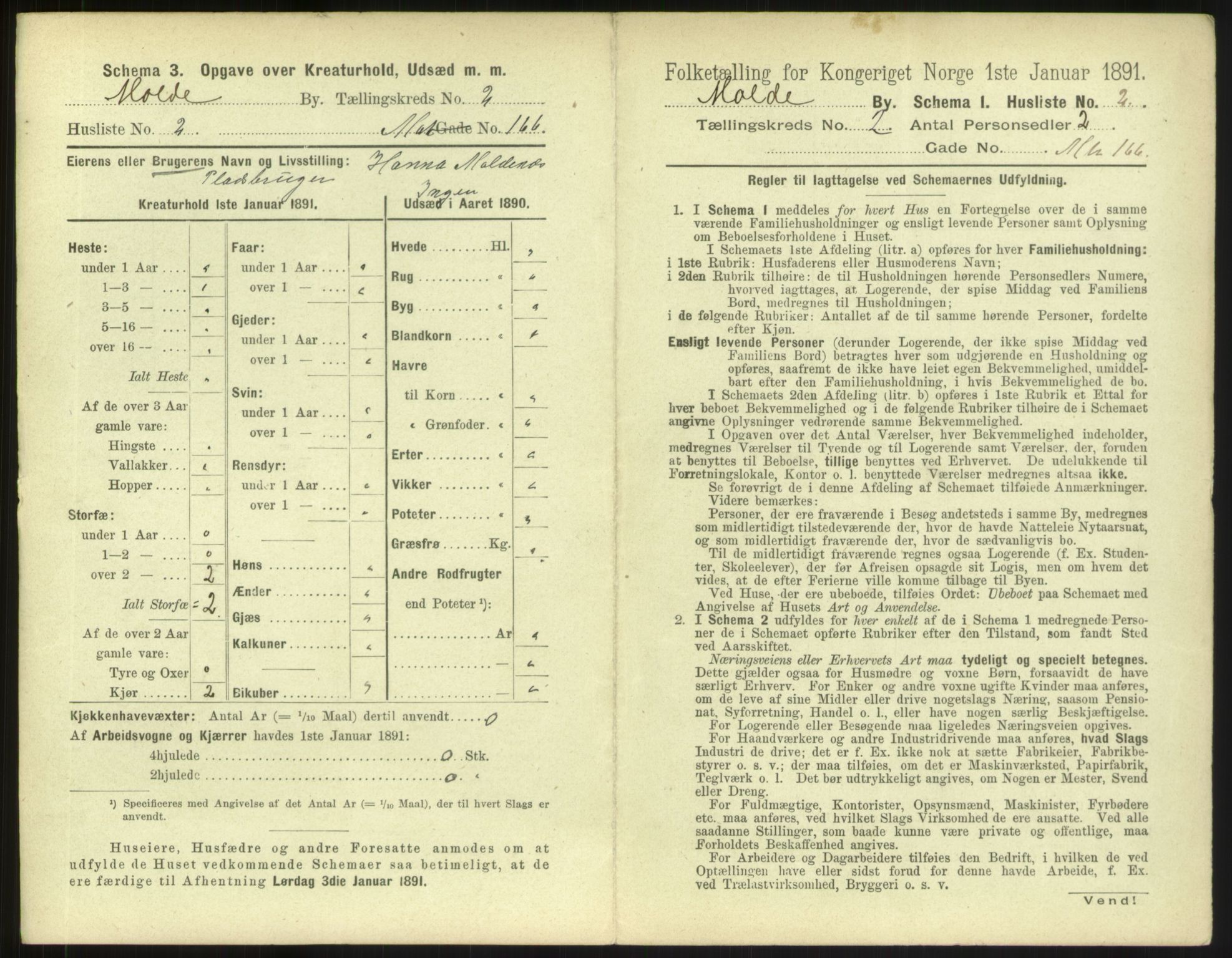 RA, 1891 census for 1502 Molde, 1891, p. 1158