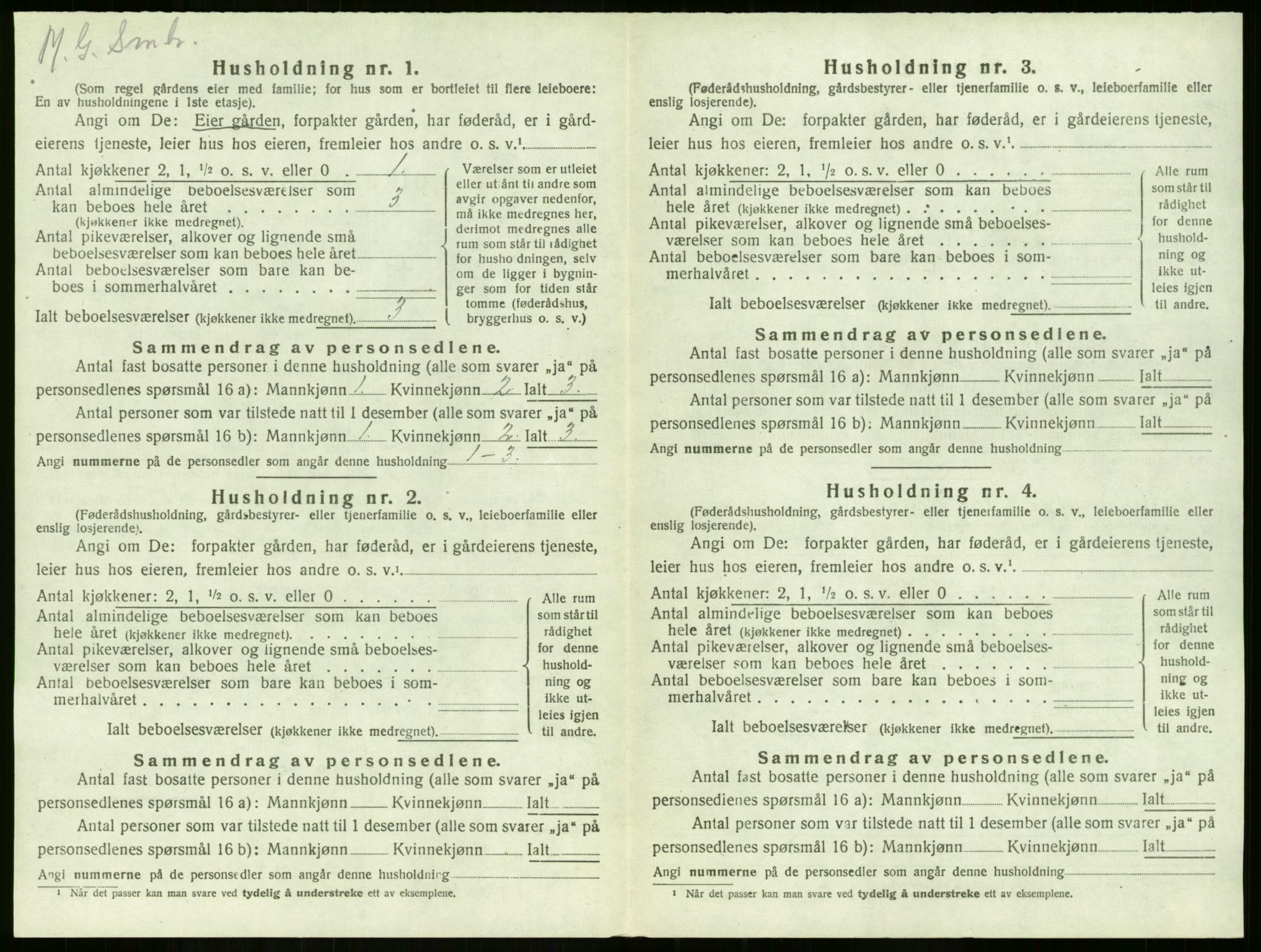 SAKO, 1920 census for Tjøme, 1920, p. 1154