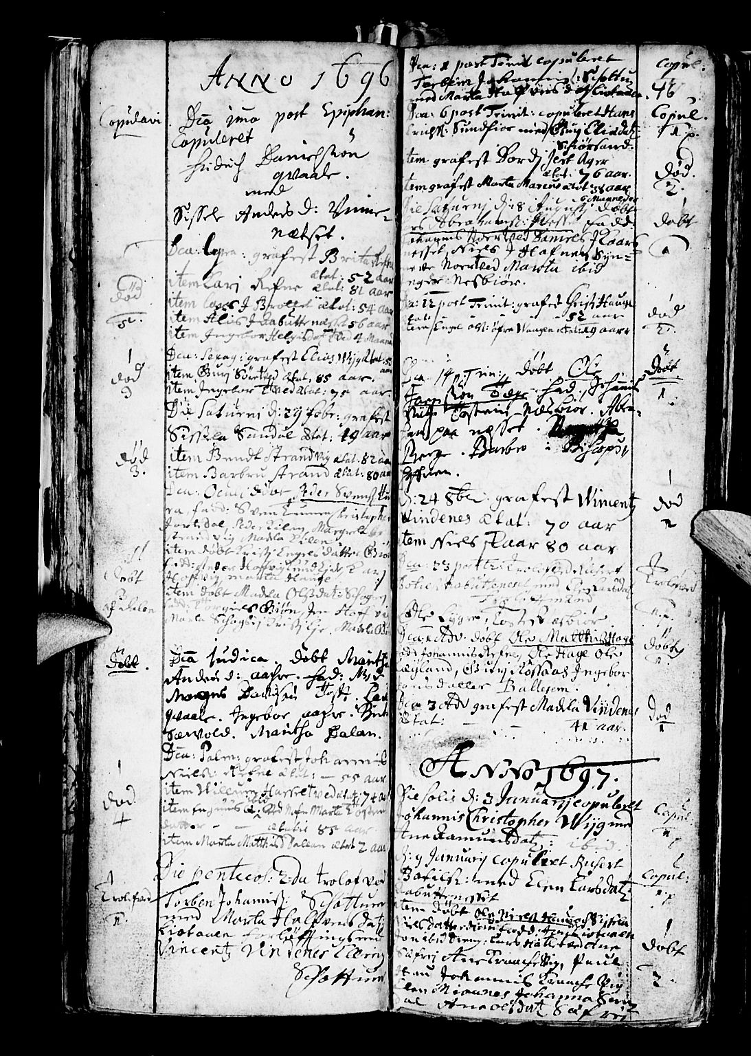 Os sokneprestembete, SAB/A-99929: Parish register (official) no. A 5, 1669-1760, p. 46