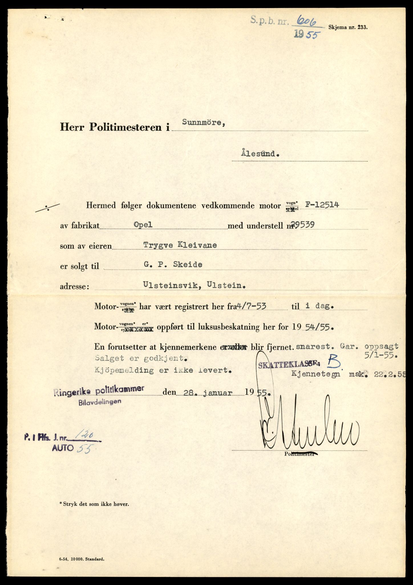 Møre og Romsdal vegkontor - Ålesund trafikkstasjon, AV/SAT-A-4099/F/Fe/L0047: Registreringskort for kjøretøy T 14580 - T 14720, 1927-1998, p. 2831