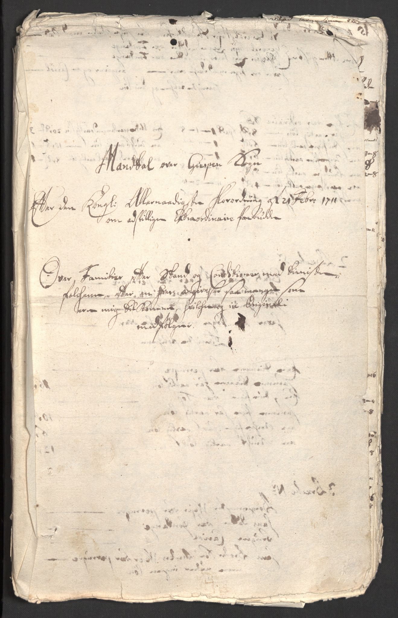 Rentekammeret inntil 1814, Reviderte regnskaper, Fogderegnskap, AV/RA-EA-4092/R36/L2121: Fogderegnskap Øvre og Nedre Telemark og Bamble, 1711, p. 588