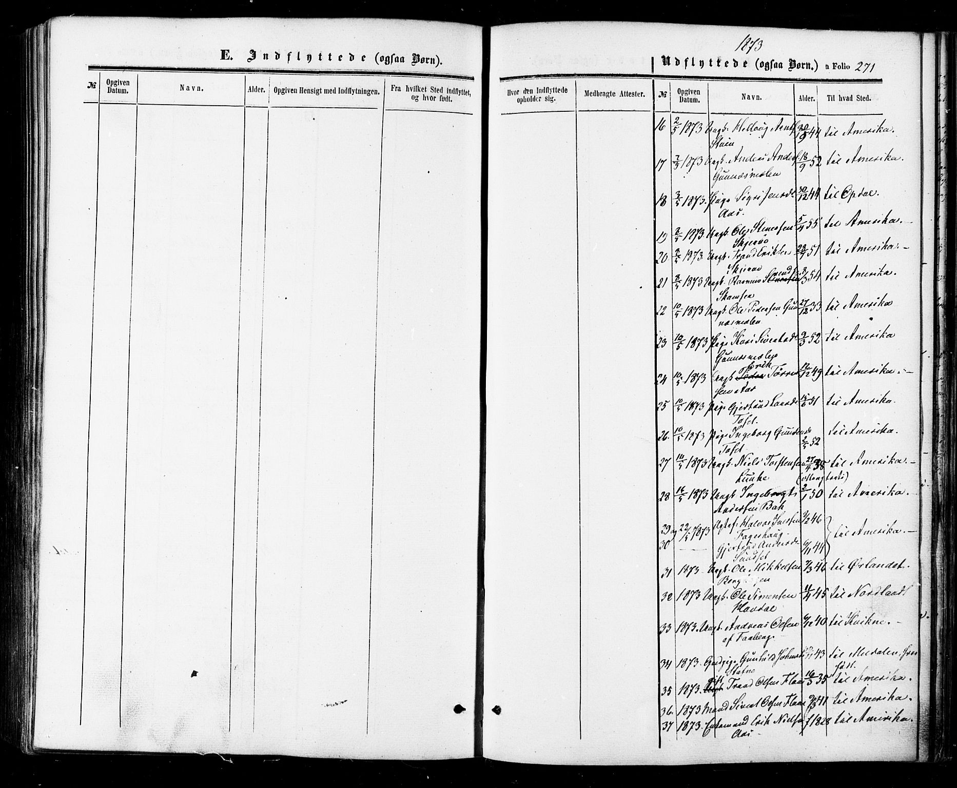 Ministerialprotokoller, klokkerbøker og fødselsregistre - Sør-Trøndelag, SAT/A-1456/674/L0870: Parish register (official) no. 674A02, 1861-1879, p. 271
