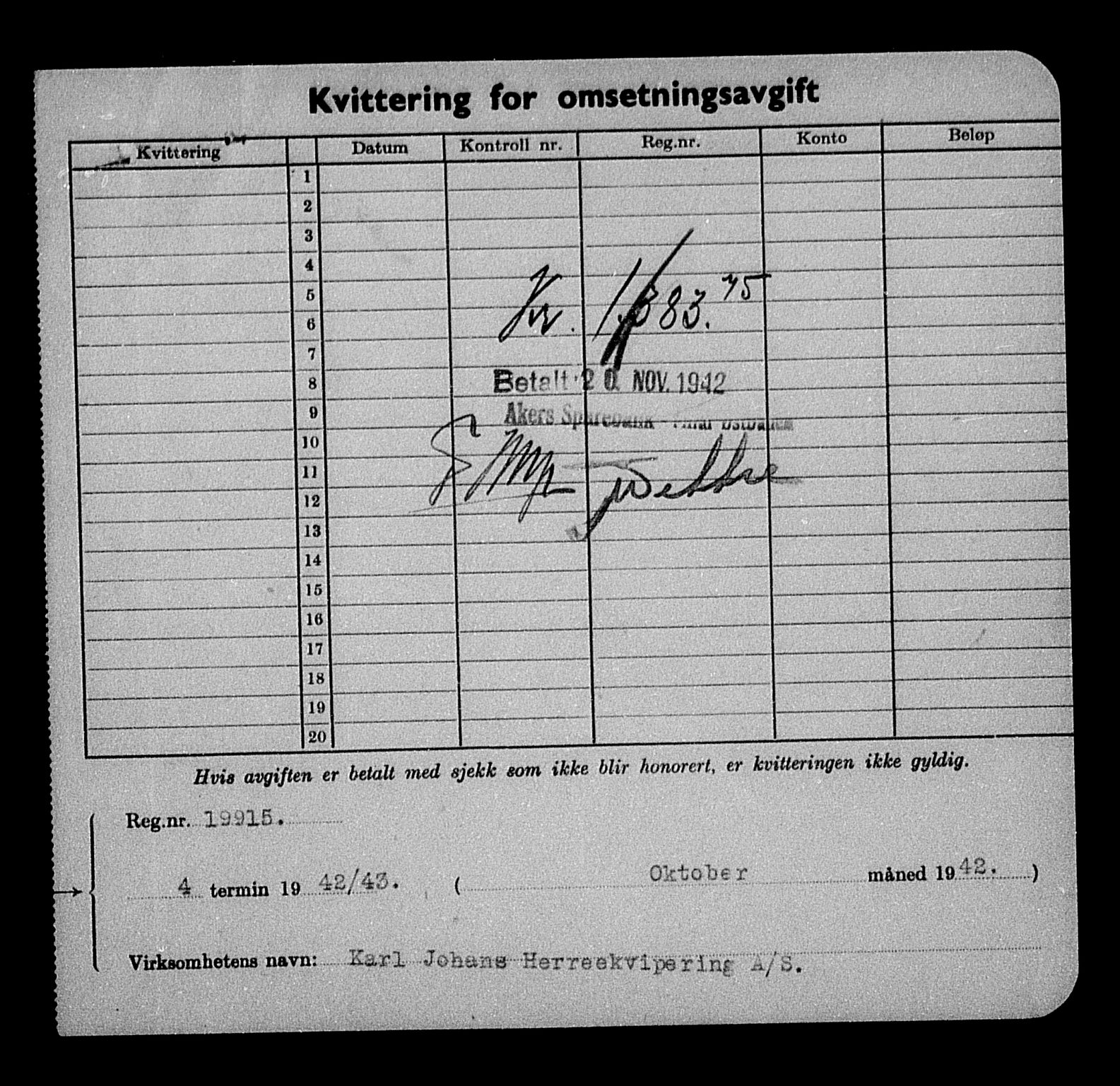 Justisdepartementet, Tilbakeføringskontoret for inndratte formuer, AV/RA-S-1564/H/Hc/Hcc/L0949: --, 1945-1947, p. 123