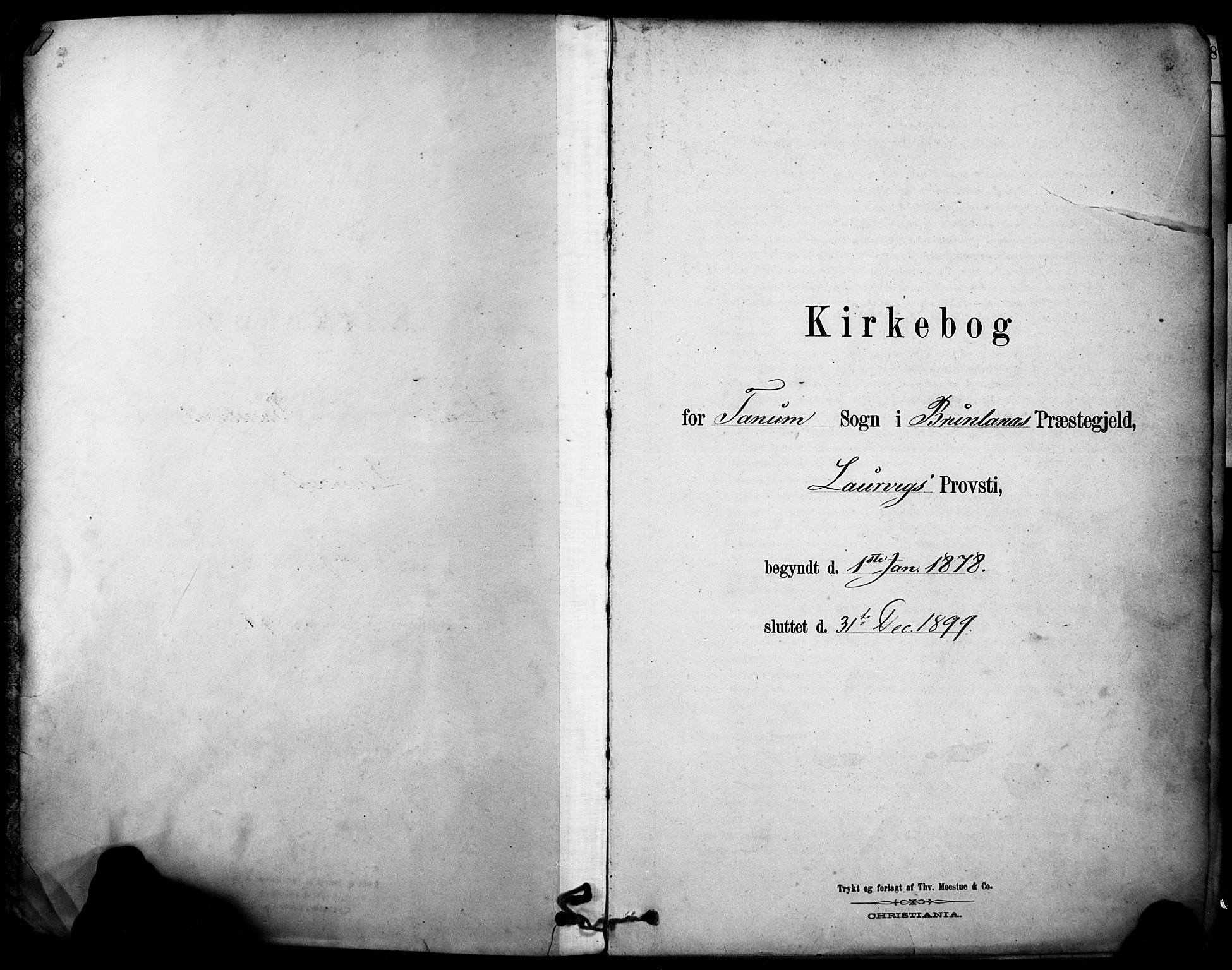 Brunlanes kirkebøker, AV/SAKO-A-342/F/Fc/L0001: Parish register (official) no. III 1, 1878-1899