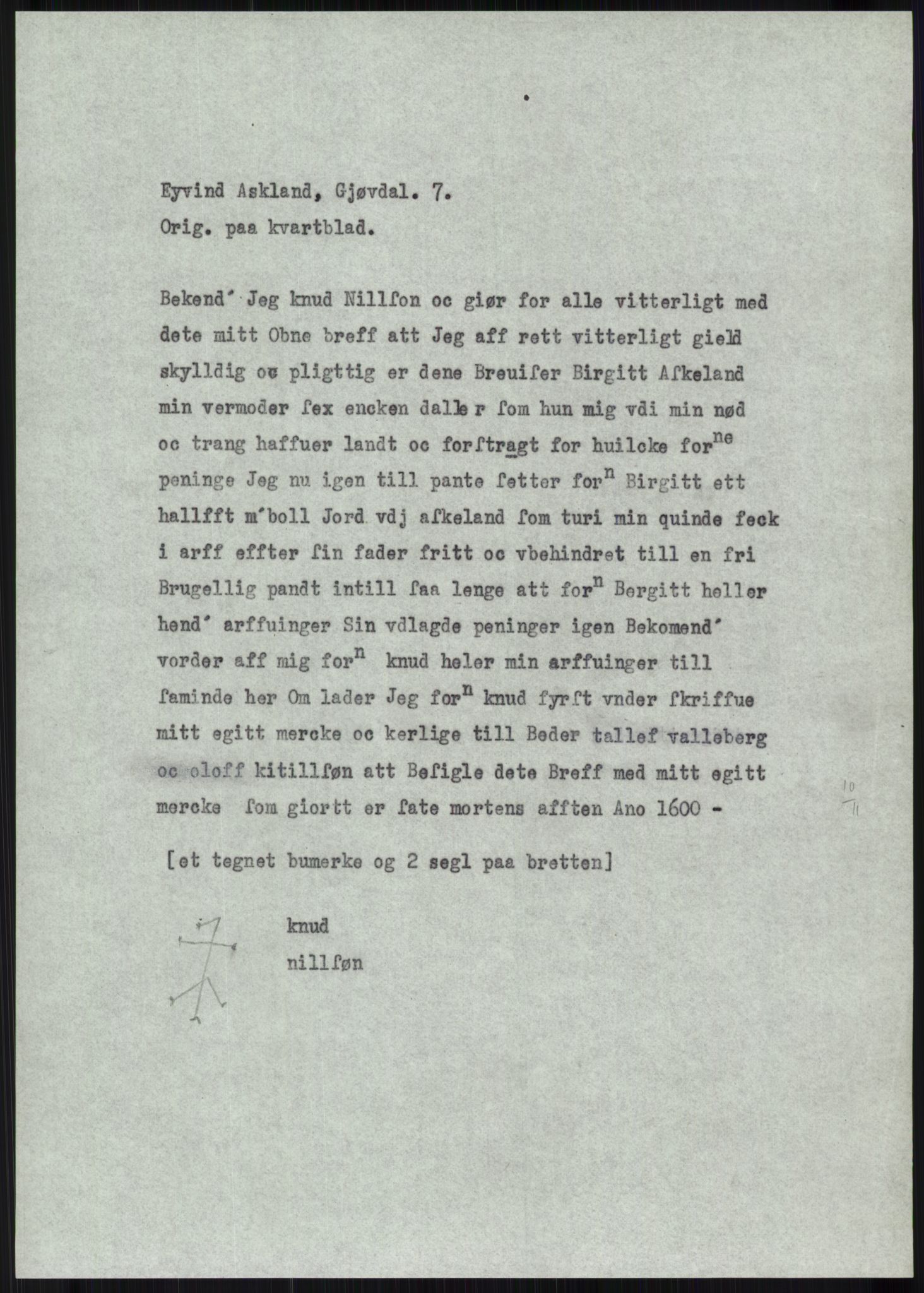 Samlinger til kildeutgivelse, Diplomavskriftsamlingen, AV/RA-EA-4053/H/Ha, p. 246