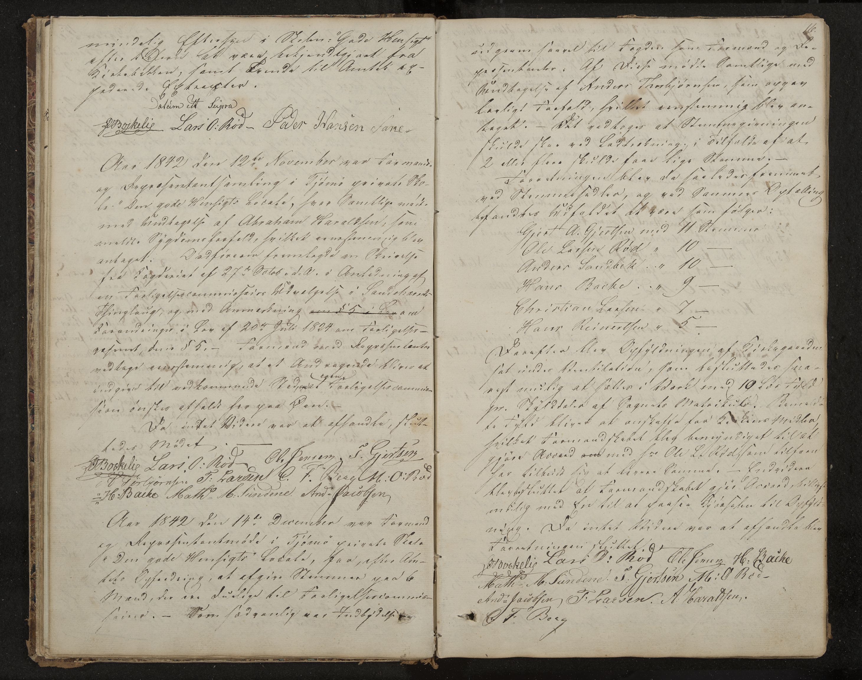 Tjøme formannskap og sentraladministrasjon, IKAK/0723021-1/A/L0001: Møtebok, 1837-1865, p. 16