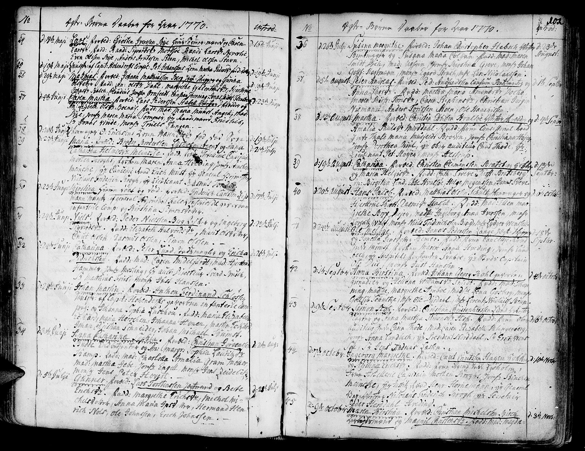 Ministerialprotokoller, klokkerbøker og fødselsregistre - Sør-Trøndelag, SAT/A-1456/602/L0103: Parish register (official) no. 602A01, 1732-1774, p. 101
