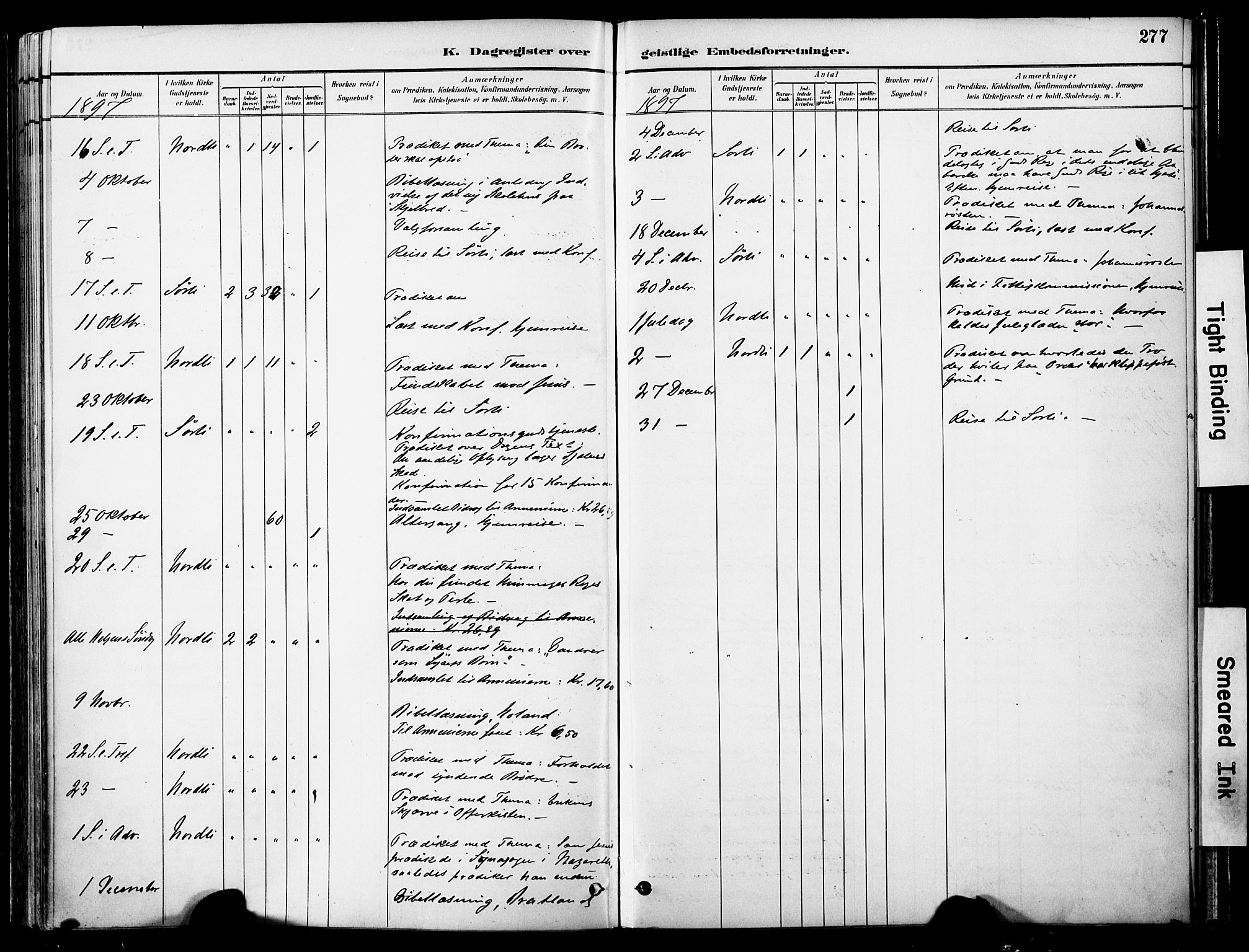 Ministerialprotokoller, klokkerbøker og fødselsregistre - Nord-Trøndelag, SAT/A-1458/755/L0494: Parish register (official) no. 755A03, 1882-1902, p. 277