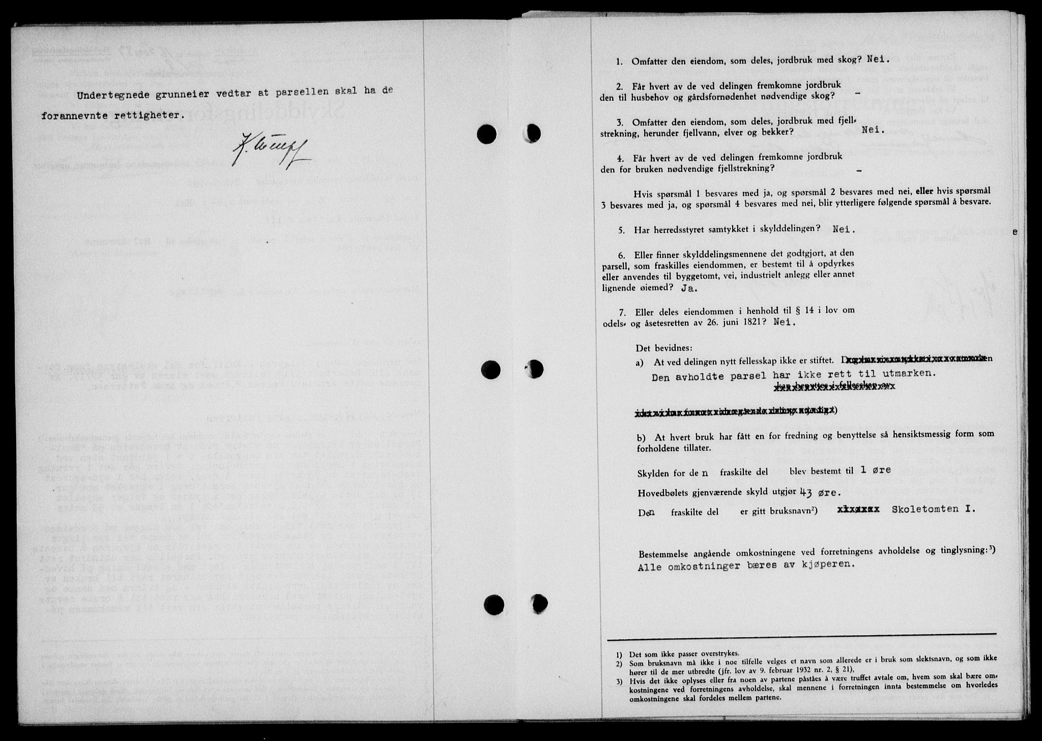 Lofoten sorenskriveri, SAT/A-0017/1/2/2C/L0002a: Mortgage book no. 2a, 1937-1937, Diary no: : 1650/1937