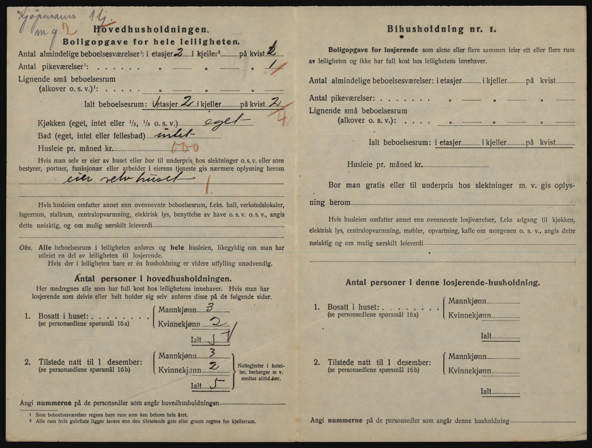 SATØ, 1920 census for Tromsø, 1920, p. 3330