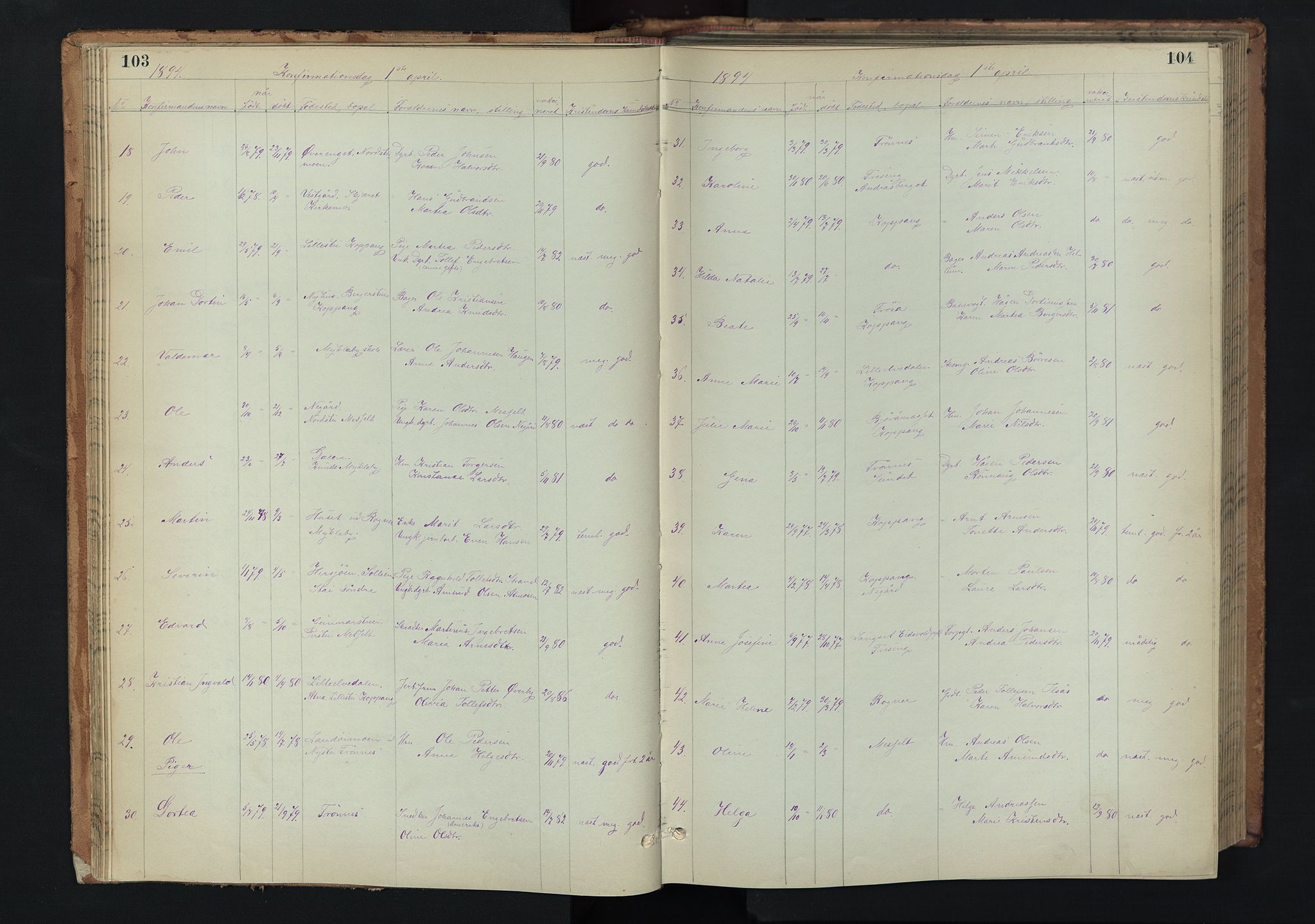 Stor-Elvdal prestekontor, AV/SAH-PREST-052/H/Ha/Hab/L0002: Parish register (copy) no. 2, 1860-1894, p. 103-104