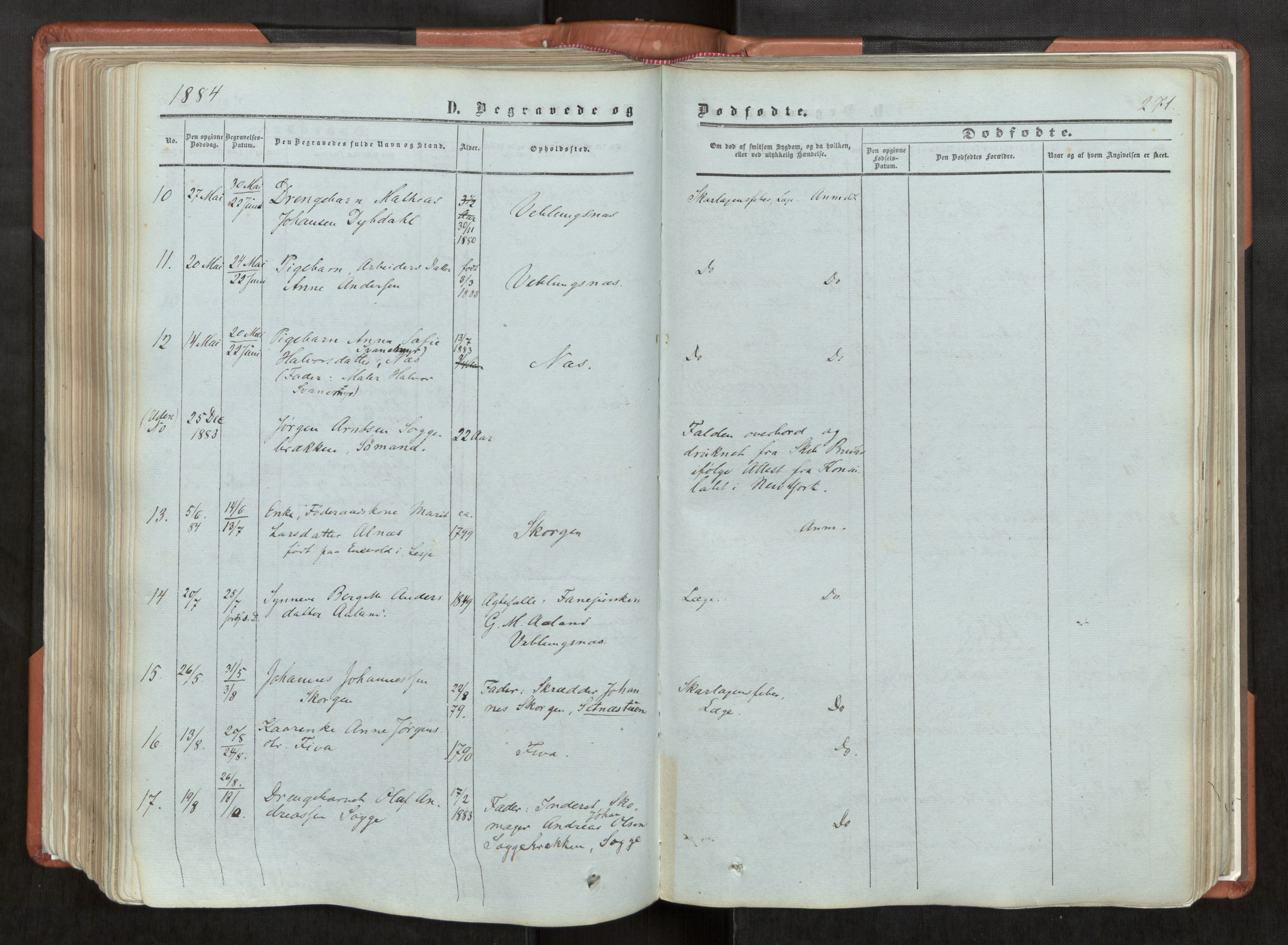 Ministerialprotokoller, klokkerbøker og fødselsregistre - Møre og Romsdal, SAT/A-1454/544/L0572: Parish register (official) no. 544A05, 1854-1886, p. 271