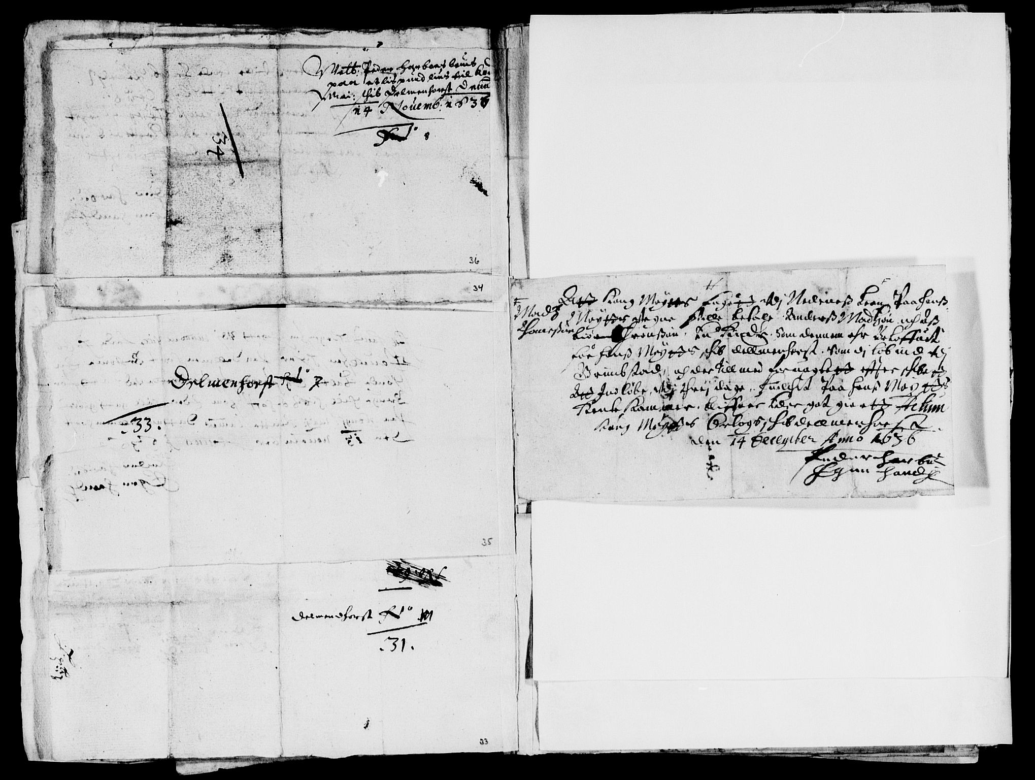 Rentekammeret inntil 1814, Reviderte regnskaper, Lensregnskaper, AV/RA-EA-5023/R/Rb/Rbq/L0025: Nedenes len. Mandals len. Råbyggelag., 1636-1637