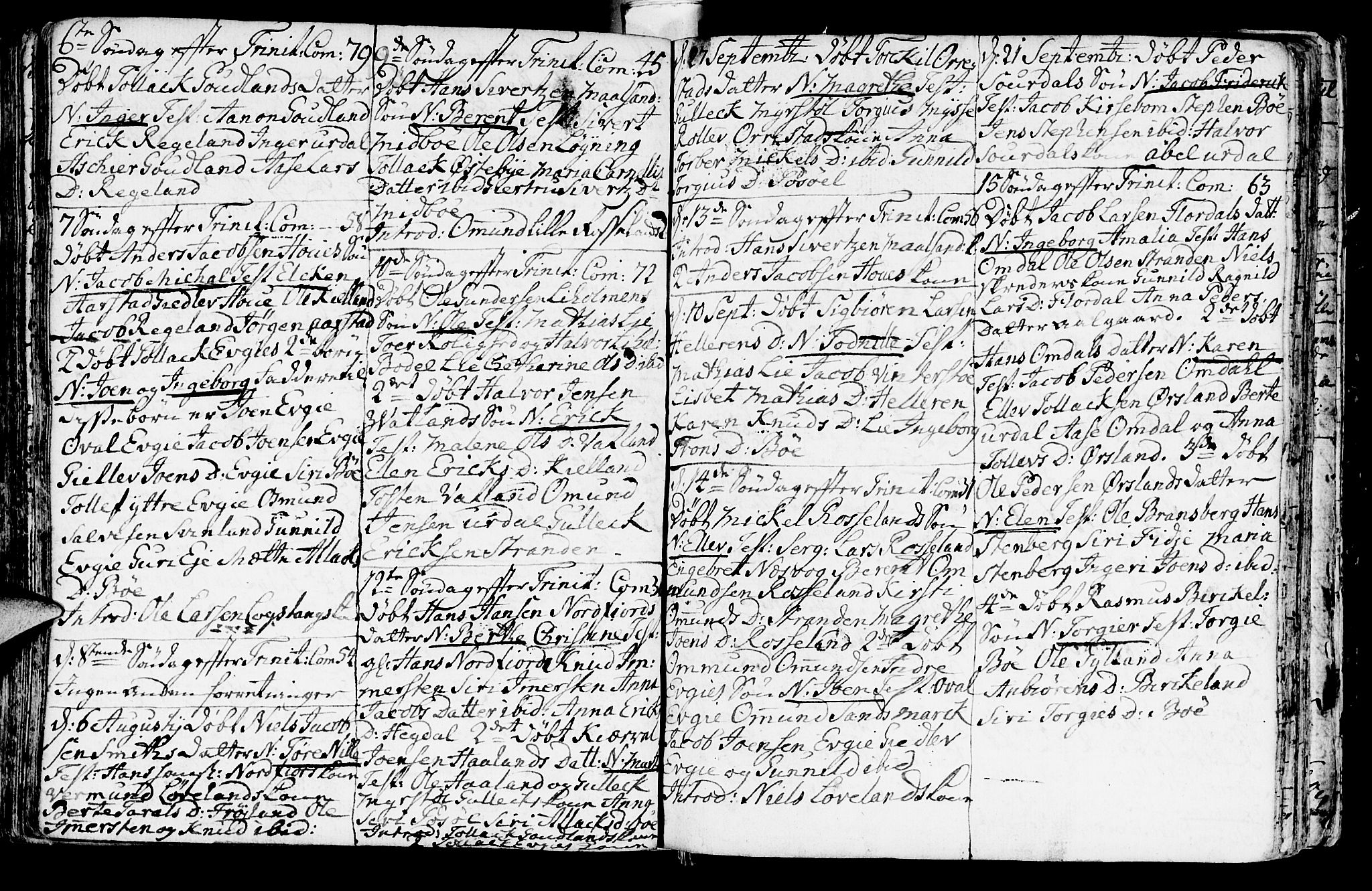 Sokndal sokneprestkontor, AV/SAST-A-101808: Parish register (official) no. A 3, 1740-1806