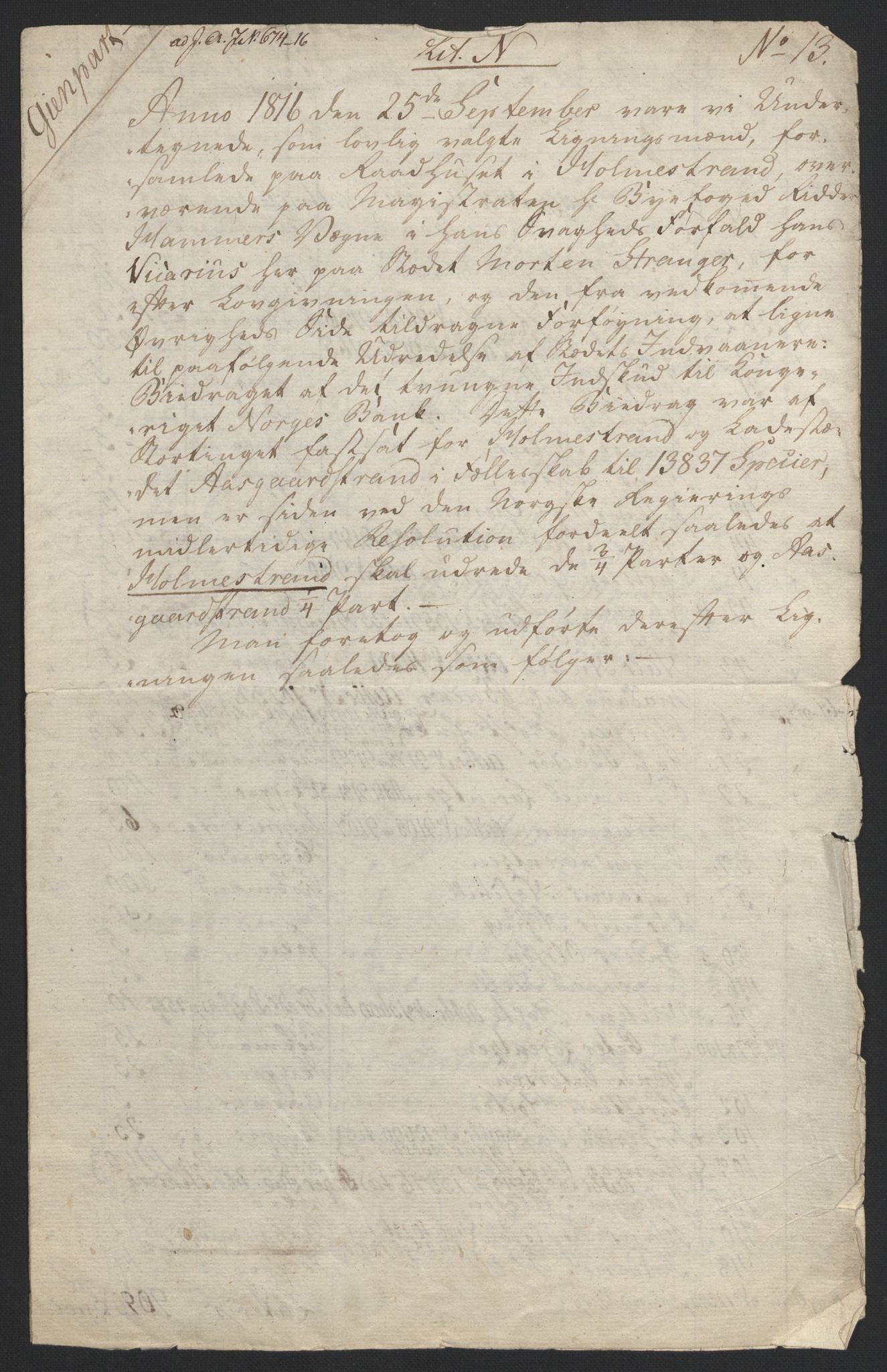 Sølvskatten 1816, NOBA/SOLVSKATTEN/A/L0021: Bind 22: Tønsberg og Holmestrand, 1816, p. 6