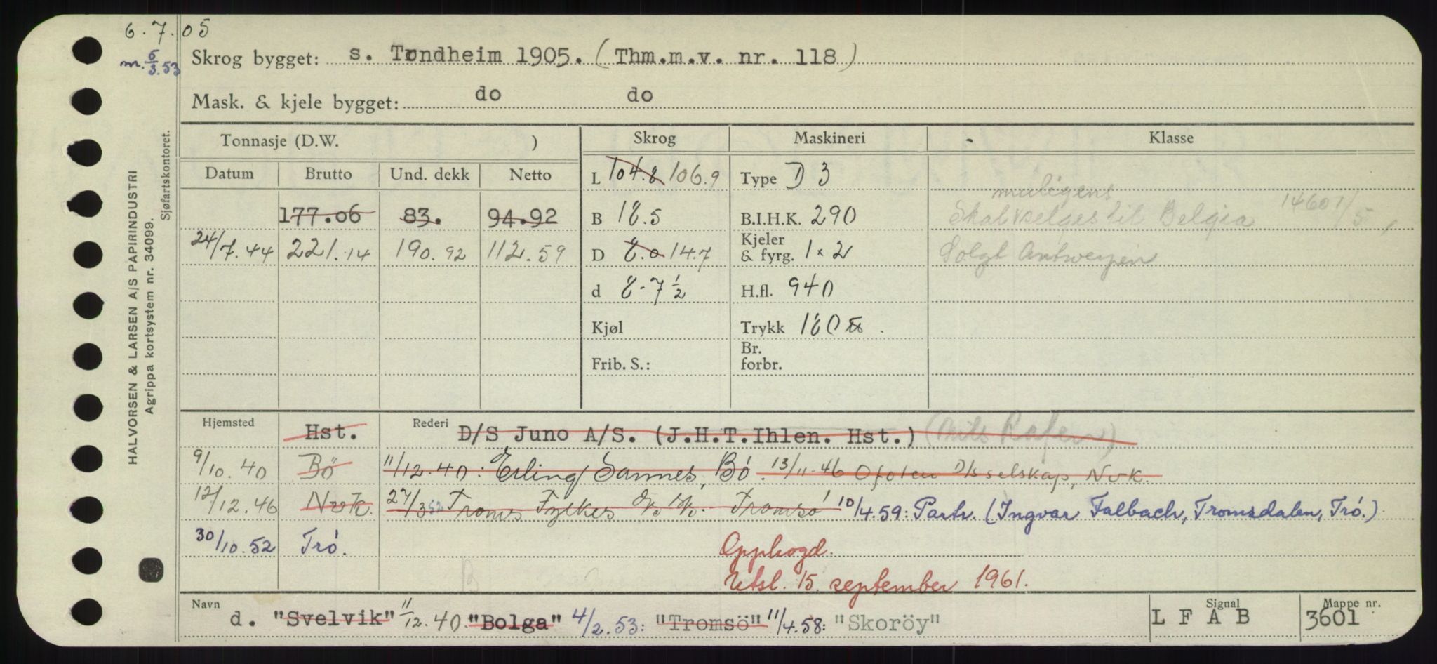 Sjøfartsdirektoratet med forløpere, Skipsmålingen, RA/S-1627/H/Hd/L0034: Fartøy, Sk-Slå, p. 255