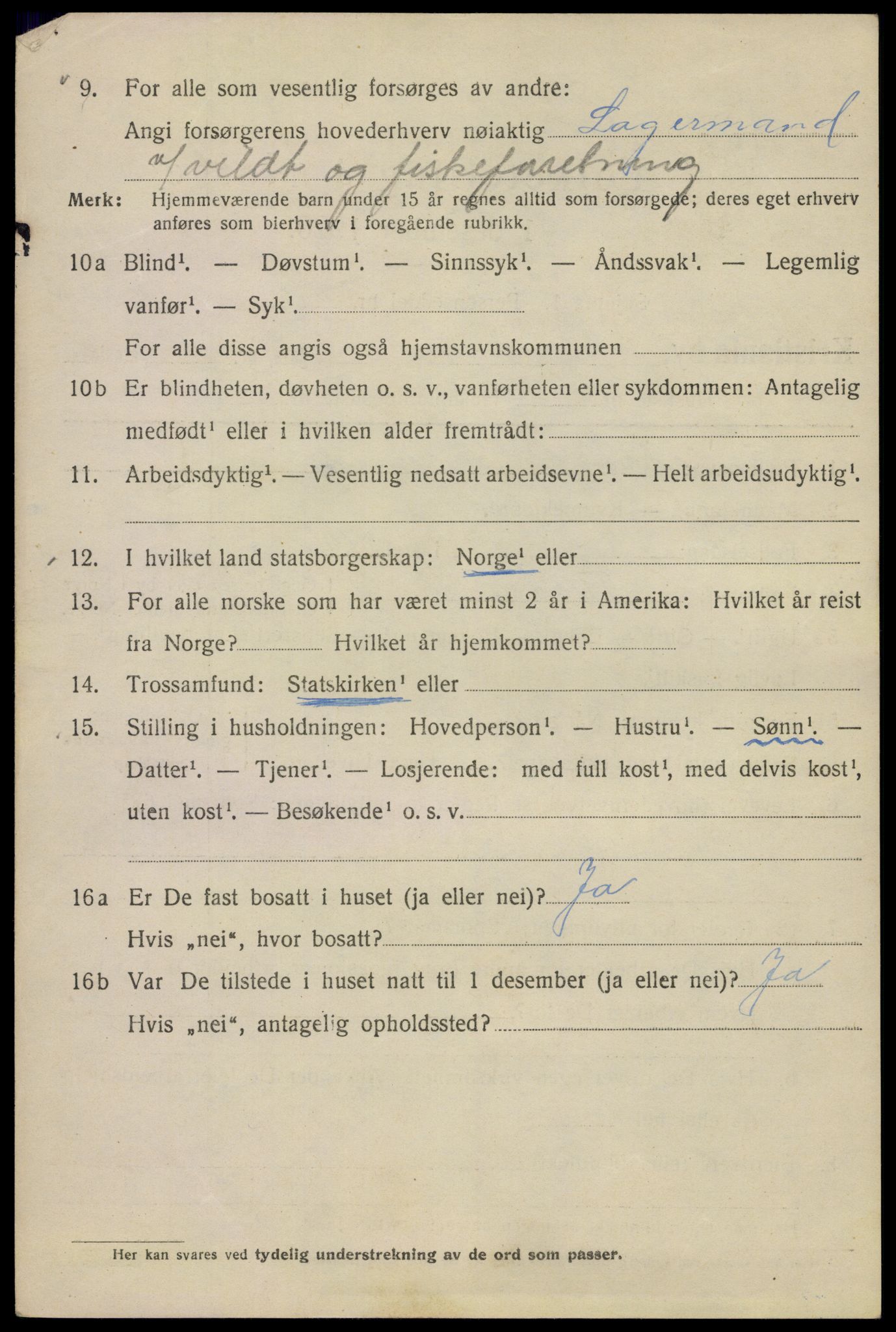 SAO, 1920 census for Kristiania, 1920, p. 199314