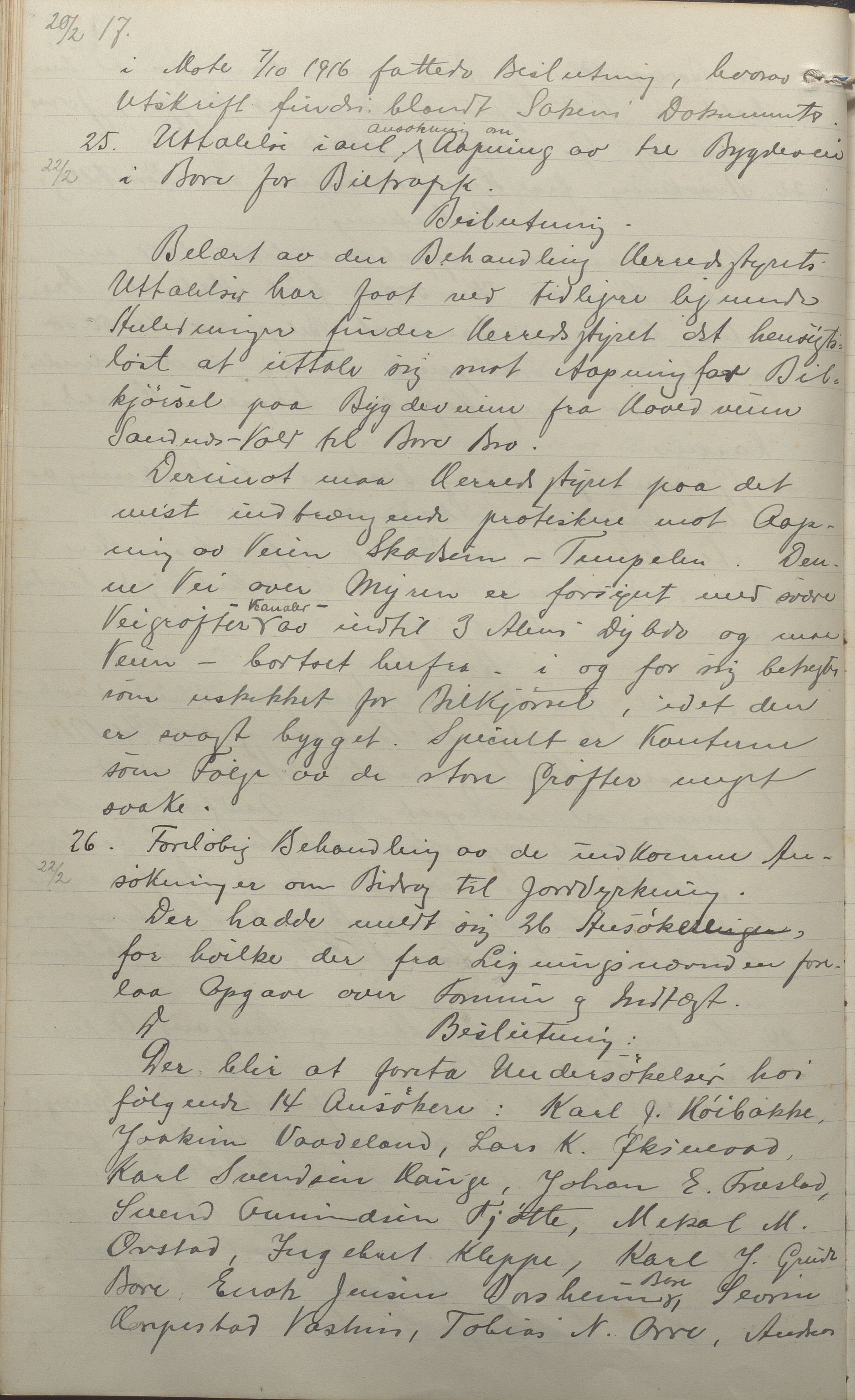 Klepp kommune - Formannskapet, IKAR/K-100277/A/L0006: Møtebok, 1912-1918, p. 129b