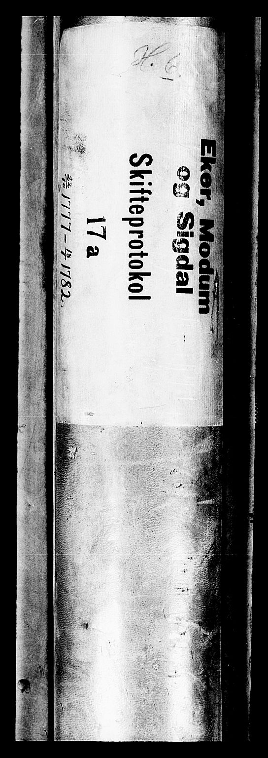 Eiker, Modum og Sigdal sorenskriveri, AV/SAKO-A-123/H/Hb/Hba/L0016a: Skifteprotokoll, 1777-1782