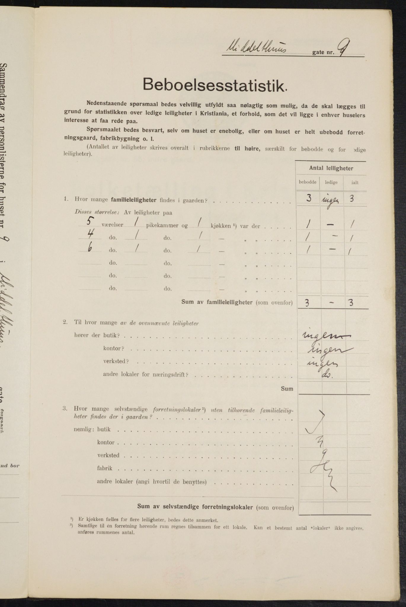 OBA, Municipal Census 1914 for Kristiania, 1914, p. 65277