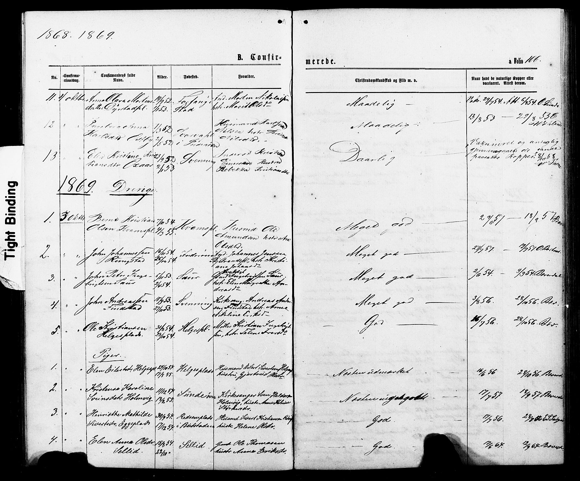 Ministerialprotokoller, klokkerbøker og fødselsregistre - Nord-Trøndelag, SAT/A-1458/740/L0380: Parish register (copy) no. 740C01, 1868-1902, p. 106