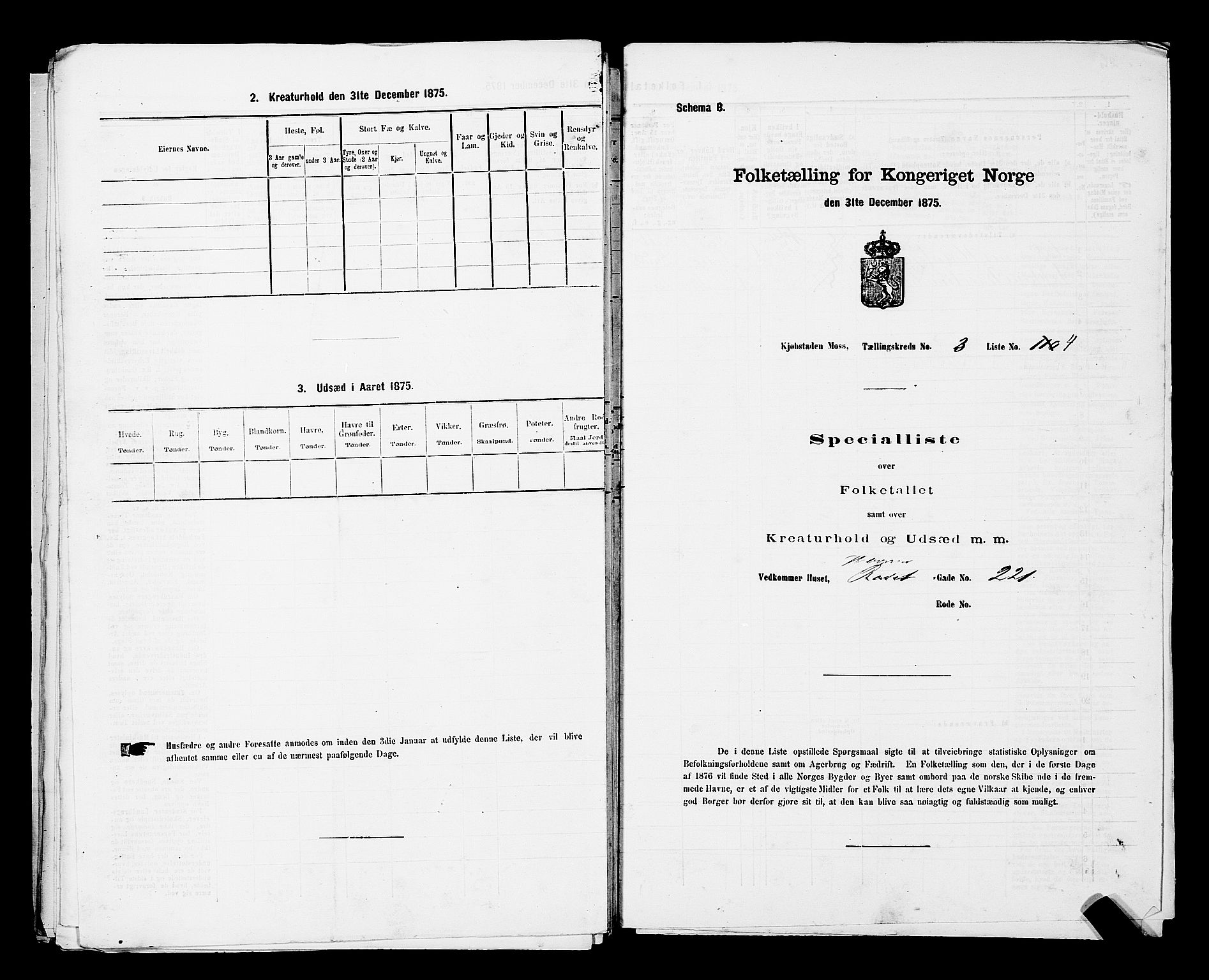 RA, 1875 census for 0104B Moss/Moss, 1875, p. 566