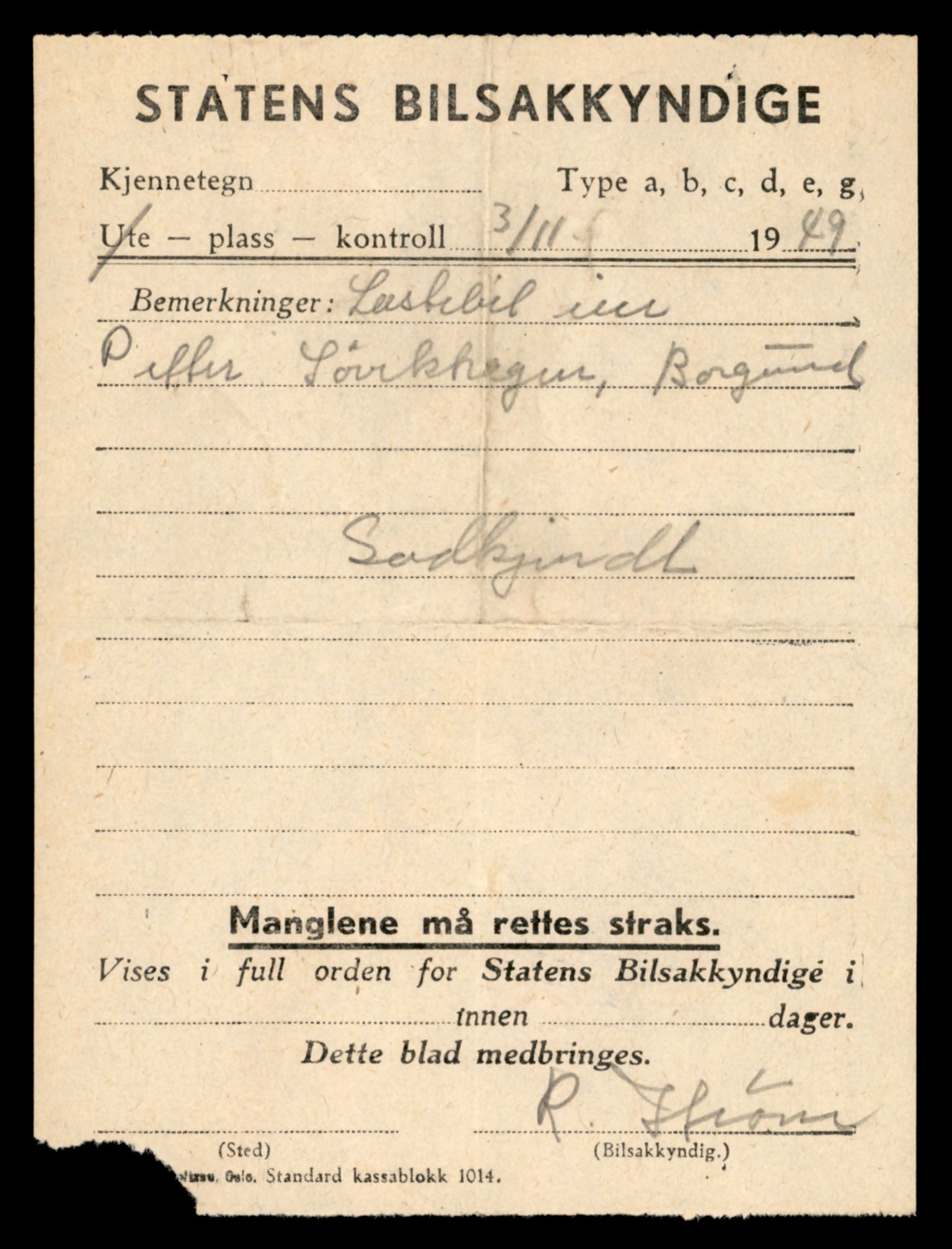 Møre og Romsdal vegkontor - Ålesund trafikkstasjon, SAT/A-4099/F/Fe/L0014: Registreringskort for kjøretøy T 1565 - T 1698, 1927-1998, p. 1073