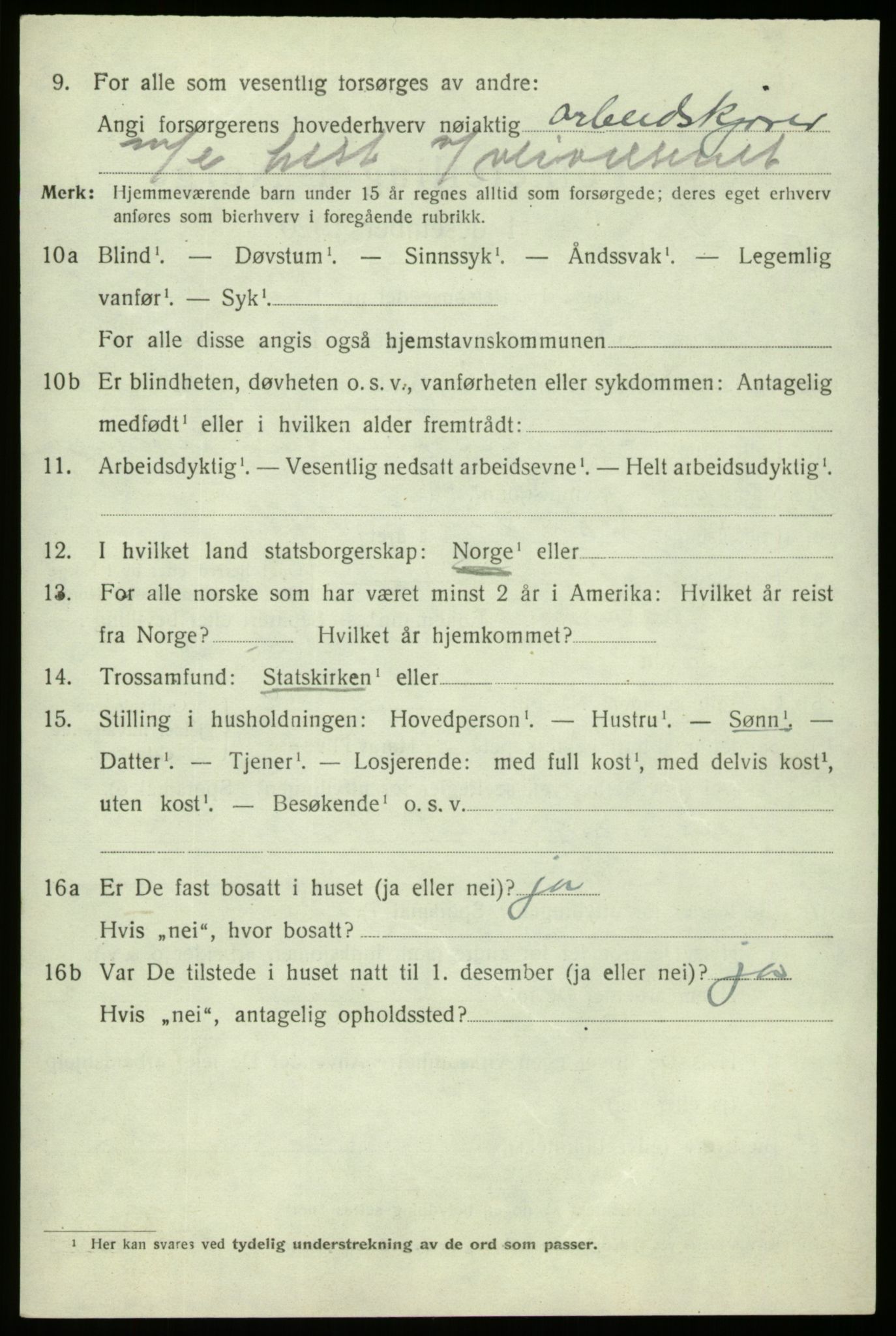 SAB, 1920 census for Fana, 1920, p. 26724