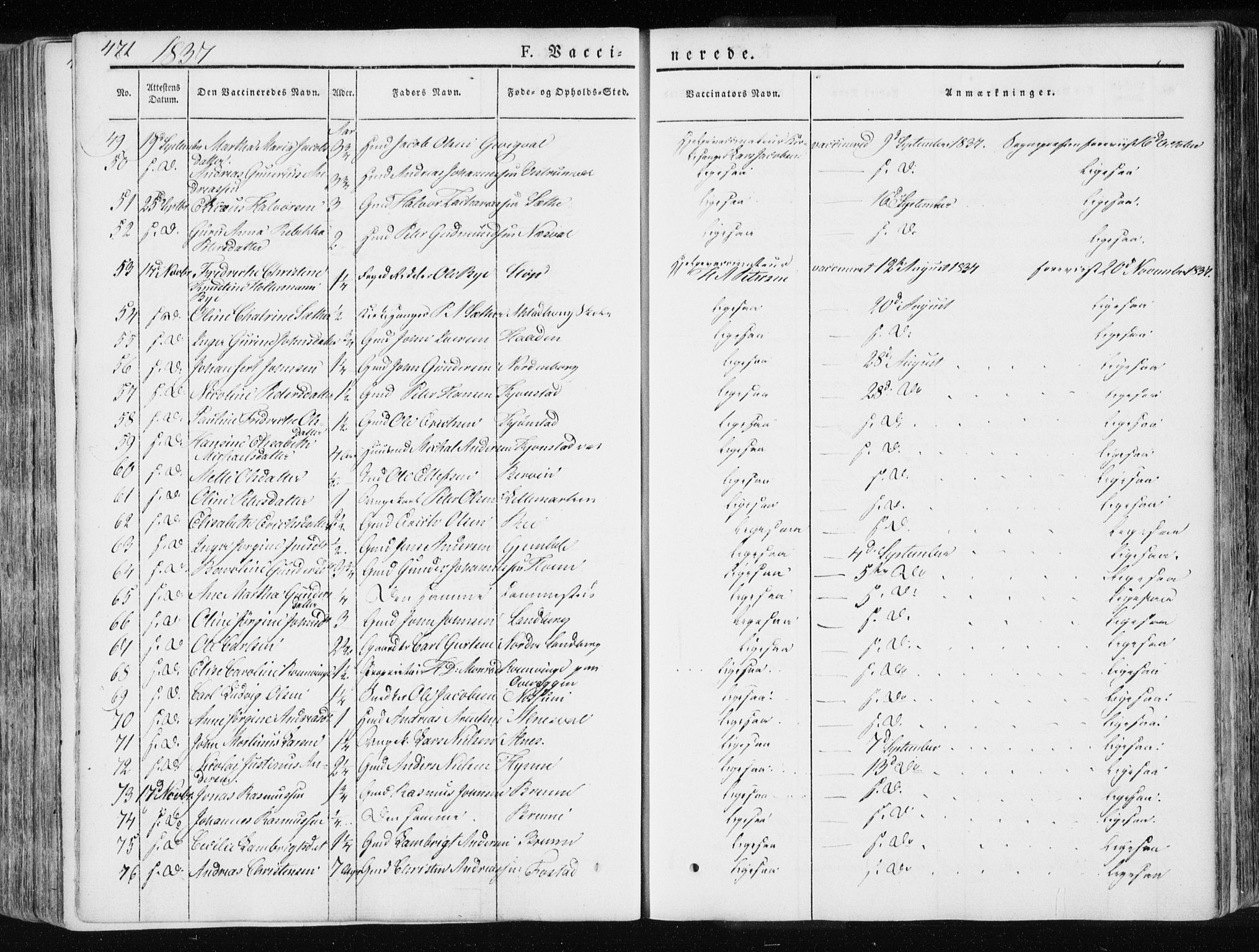 Ministerialprotokoller, klokkerbøker og fødselsregistre - Nord-Trøndelag, SAT/A-1458/717/L0154: Parish register (official) no. 717A06 /1, 1836-1849, p. 471