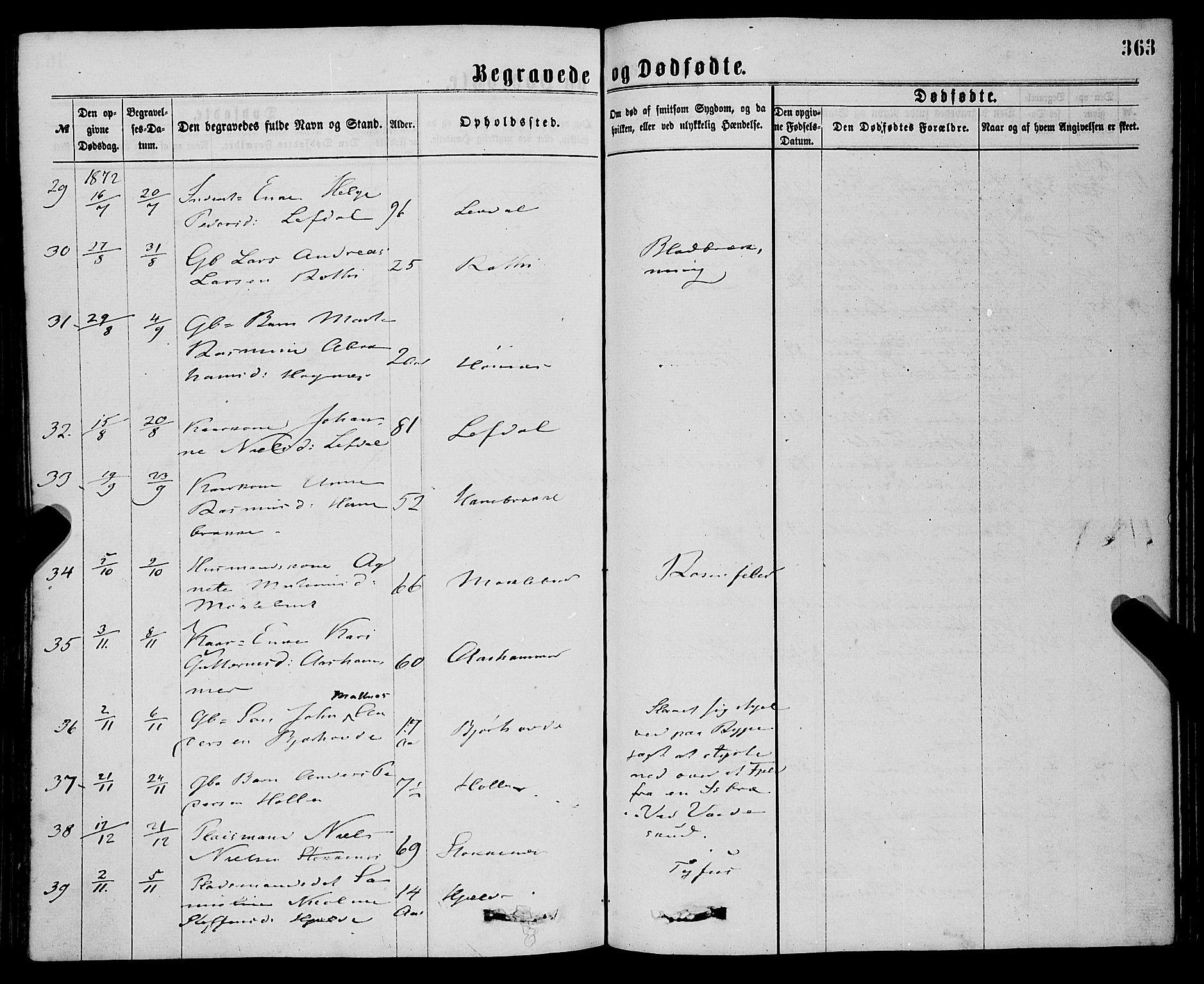 Eid sokneprestembete, AV/SAB-A-82301/H/Haa/Haaa/L0010: Parish register (official) no. A 10, 1867-1878, p. 363