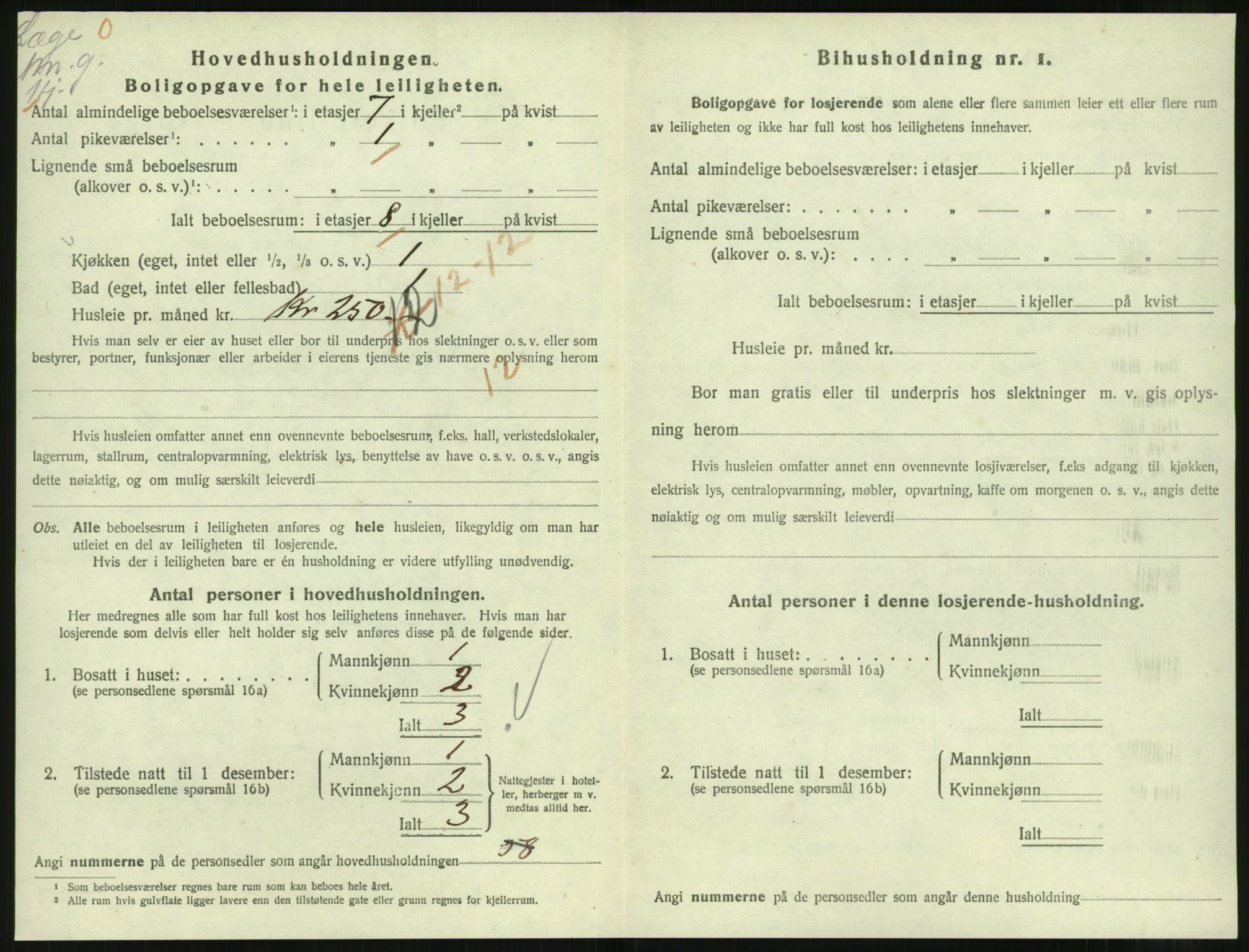 SAT, 1920 census for Molde, 1920, p. 1664