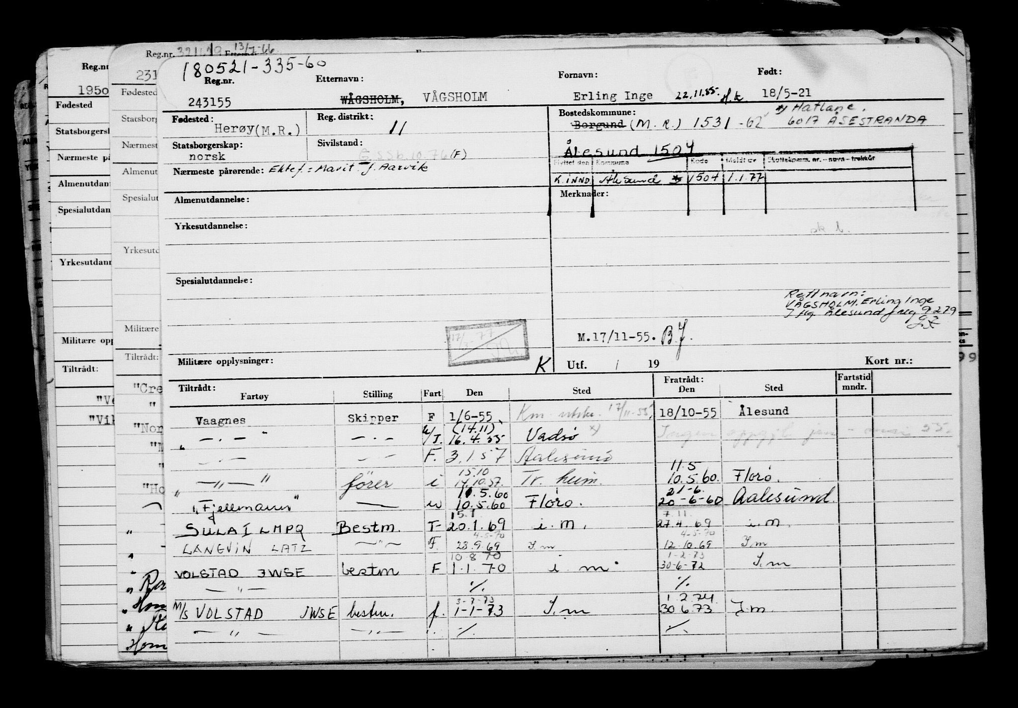 Direktoratet for sjømenn, AV/RA-S-3545/G/Gb/L0193: Hovedkort, 1921, p. 597