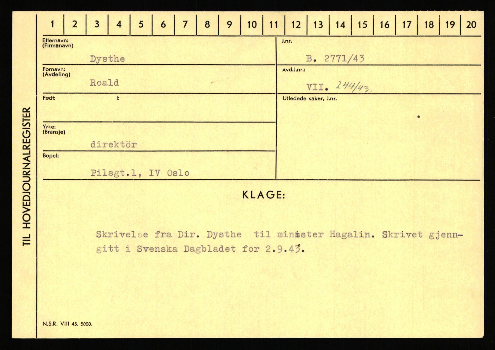 Statspolitiet - Hovedkontoret / Osloavdelingen, AV/RA-S-1329/C/Ca/L0003: Brechan - Eichinger	, 1943-1945, p. 4510