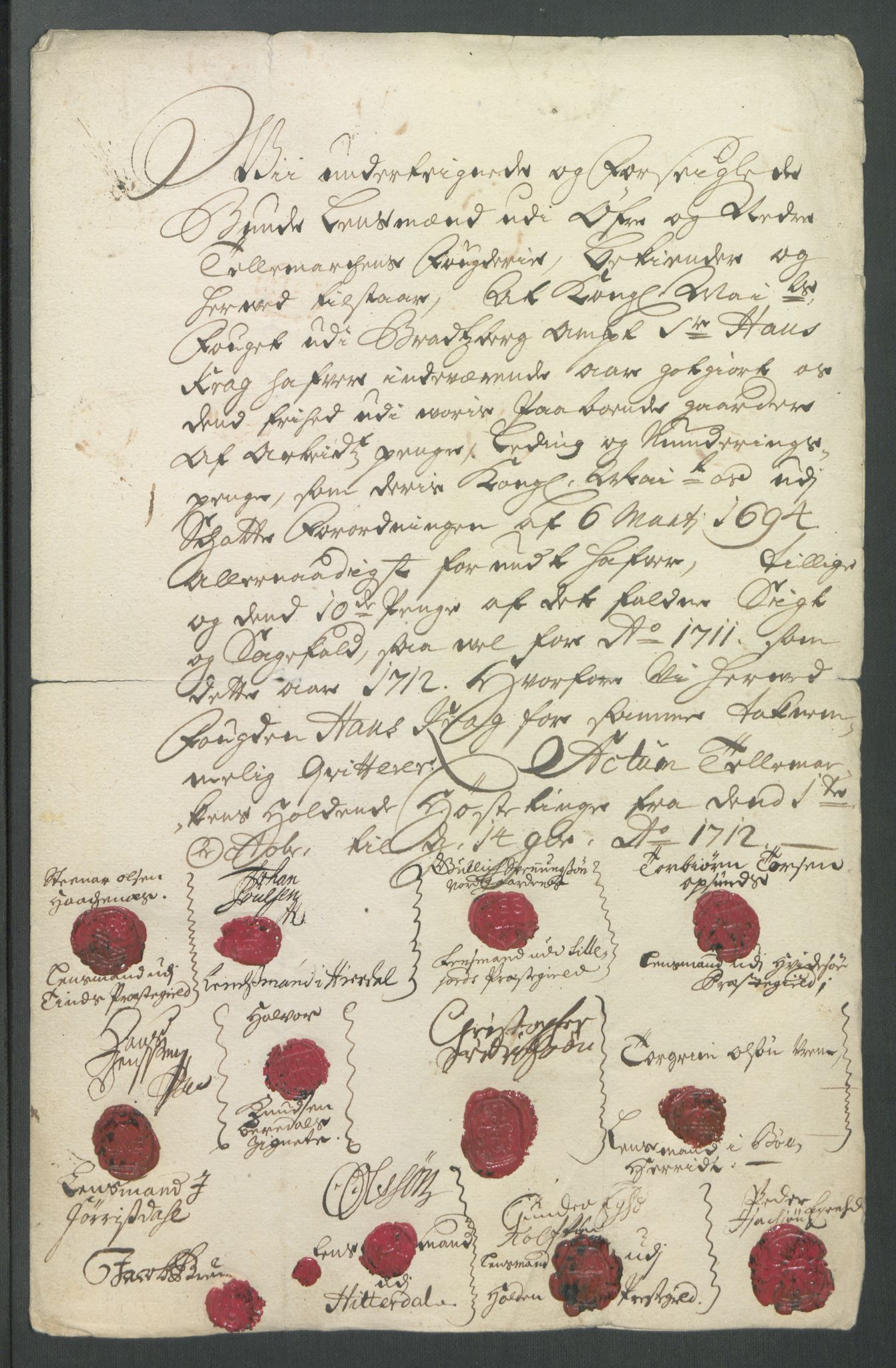 Rentekammeret inntil 1814, Reviderte regnskaper, Fogderegnskap, RA/EA-4092/R36/L2123: Fogderegnskap Øvre og Nedre Telemark og Bamble, 1712, p. 285