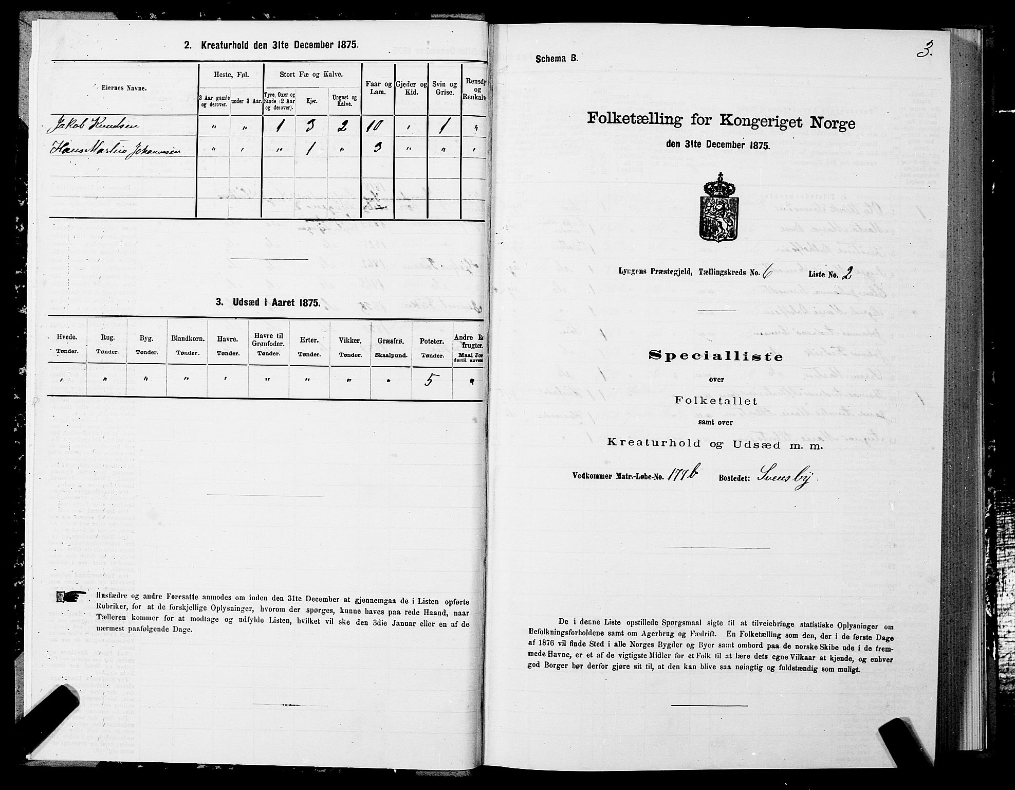 SATØ, 1875 census for 1938P Lyngen, 1875, p. 6003