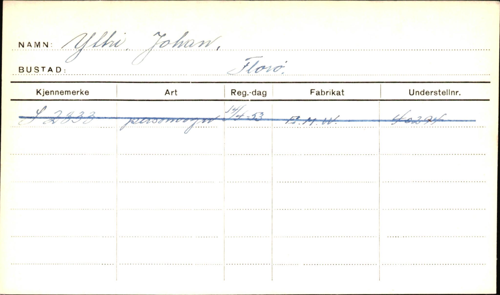 Statens vegvesen, Sogn og Fjordane vegkontor, AV/SAB-A-5301/4/F/L0002: Eigarregister Fjordane til 1.6.1961, 1930-1961, p. 638