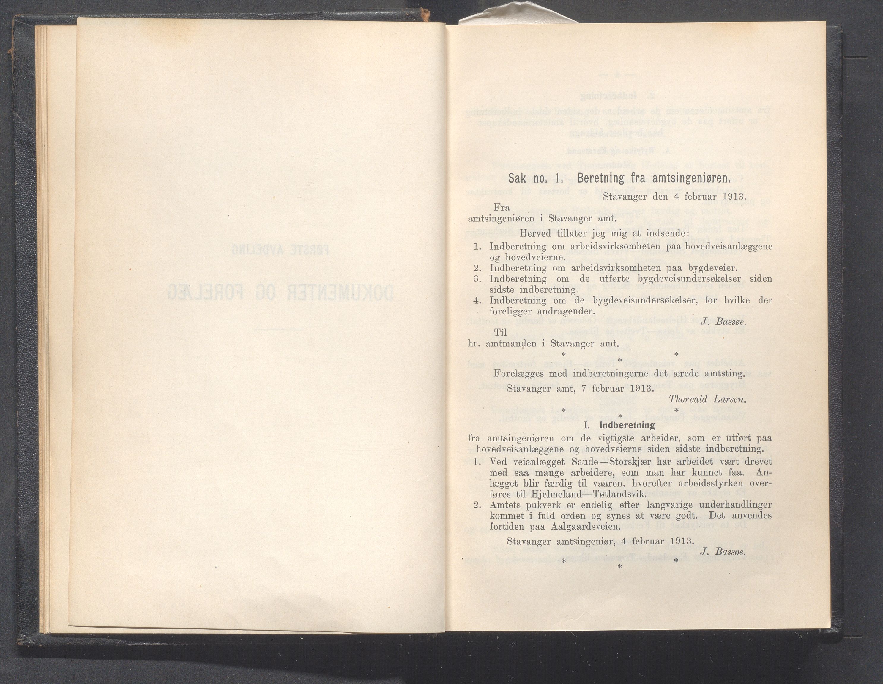 Rogaland fylkeskommune - Fylkesrådmannen , IKAR/A-900/A, 1913, p. 11