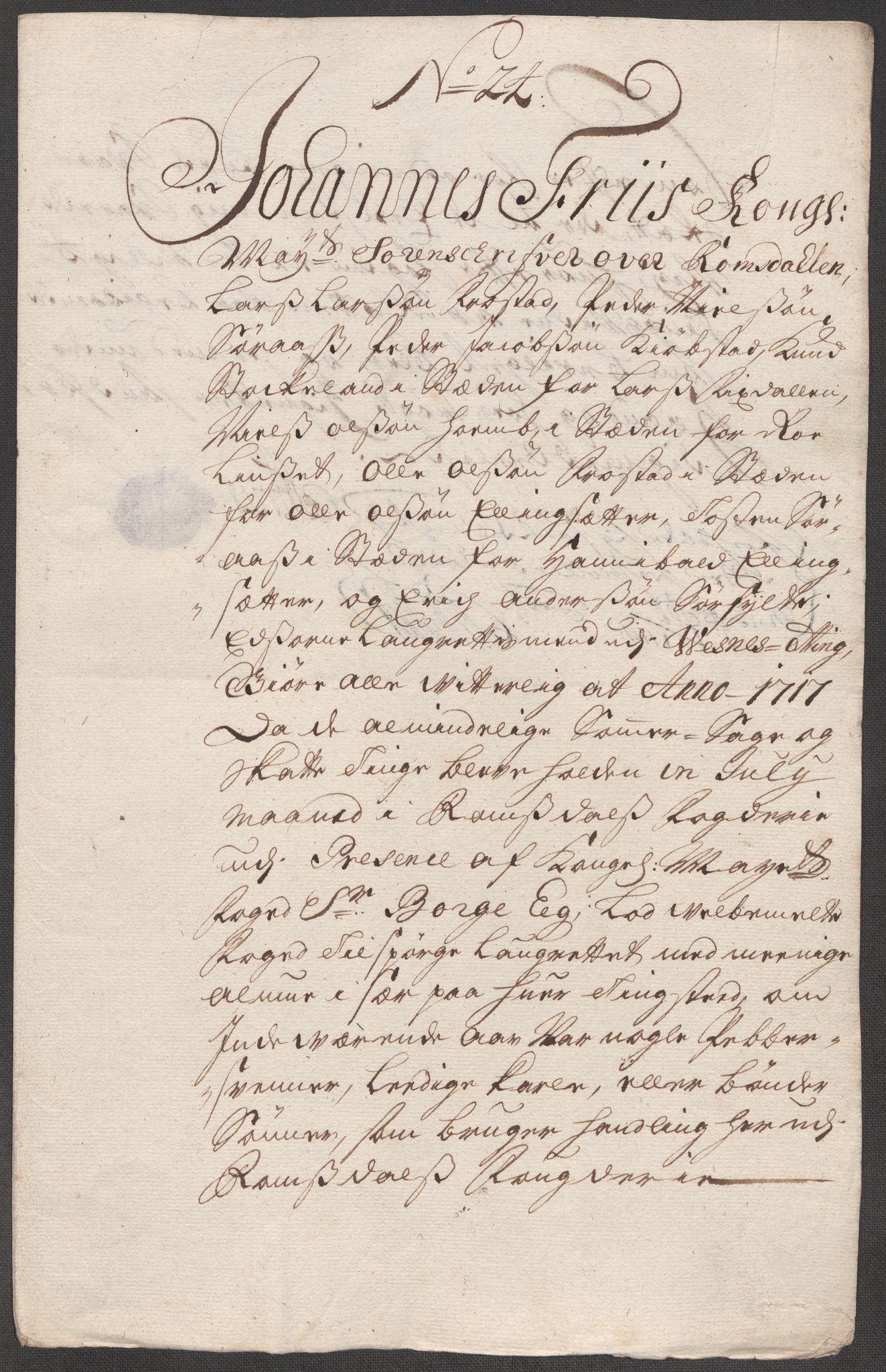 Rentekammeret inntil 1814, Reviderte regnskaper, Fogderegnskap, RA/EA-4092/R55/L3664: Fogderegnskap Romsdal, 1717, p. 198