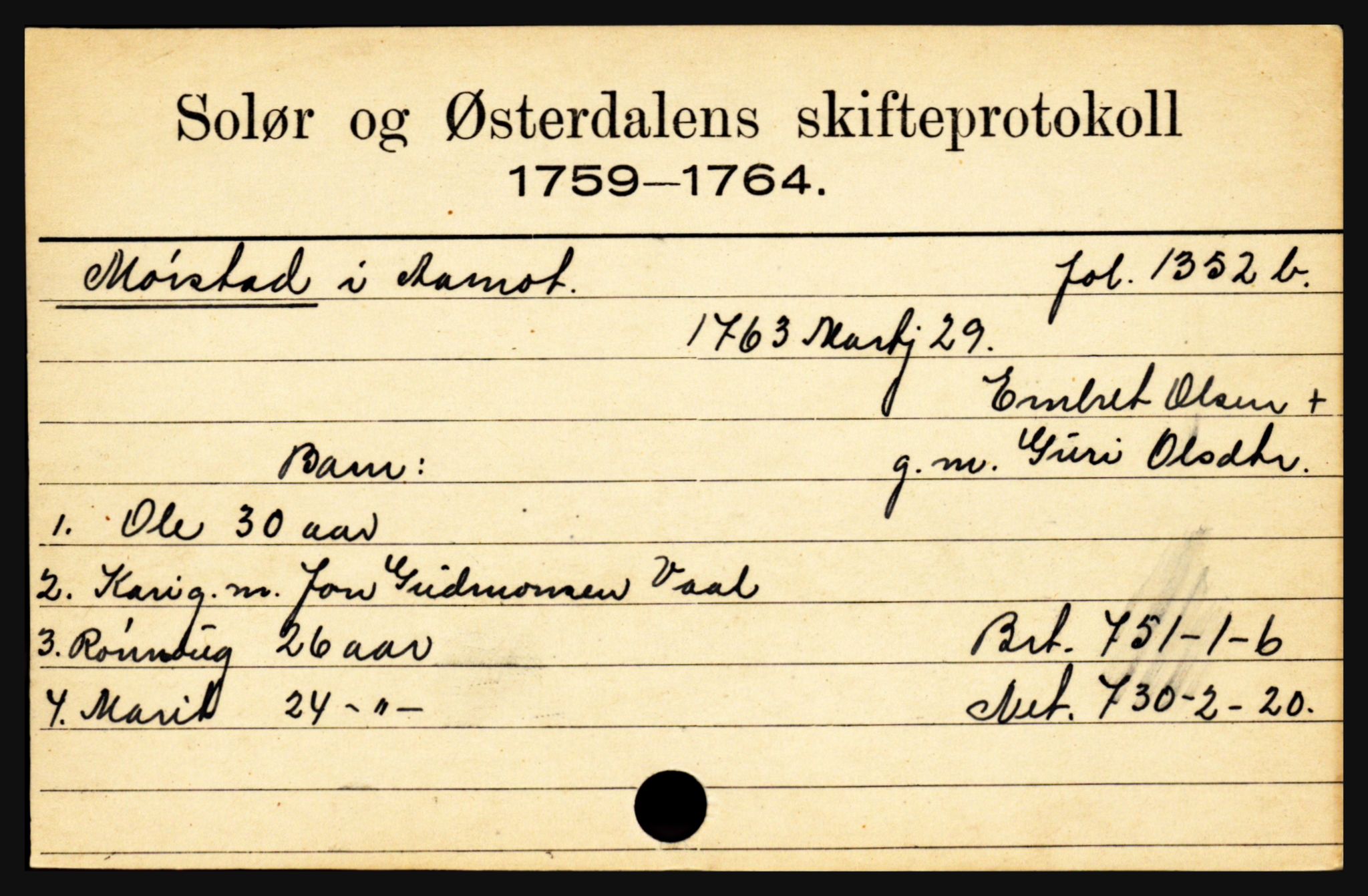 Solør og Østerdalen sorenskriveri, SAH/TING-024/J, 1716-1774, p. 4069