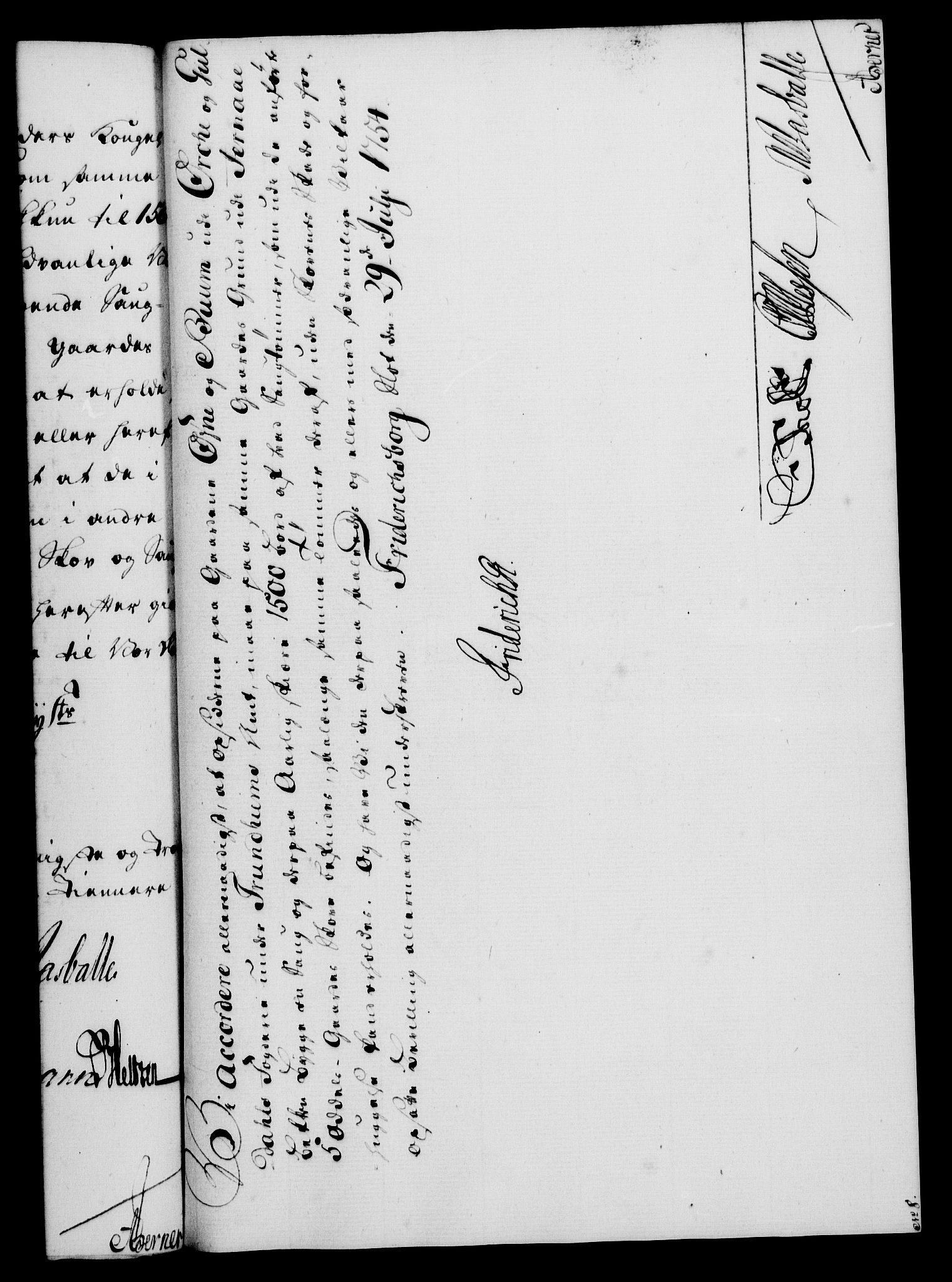 Rentekammeret, Kammerkanselliet, AV/RA-EA-3111/G/Gf/Gfa/L0036: Norsk relasjons- og resolusjonsprotokoll (merket RK 52.36), 1754, p. 532