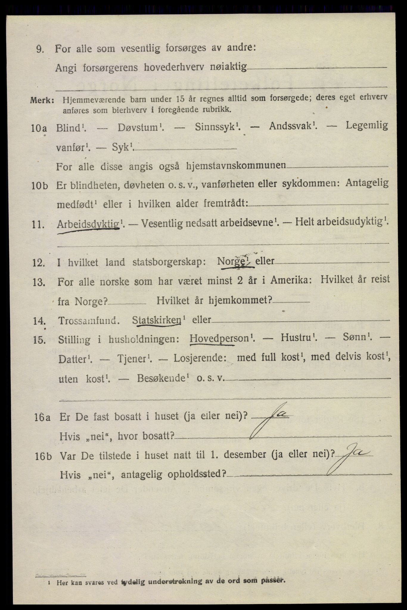 SAKO, 1920 census for Sauherad, 1920, p. 5056