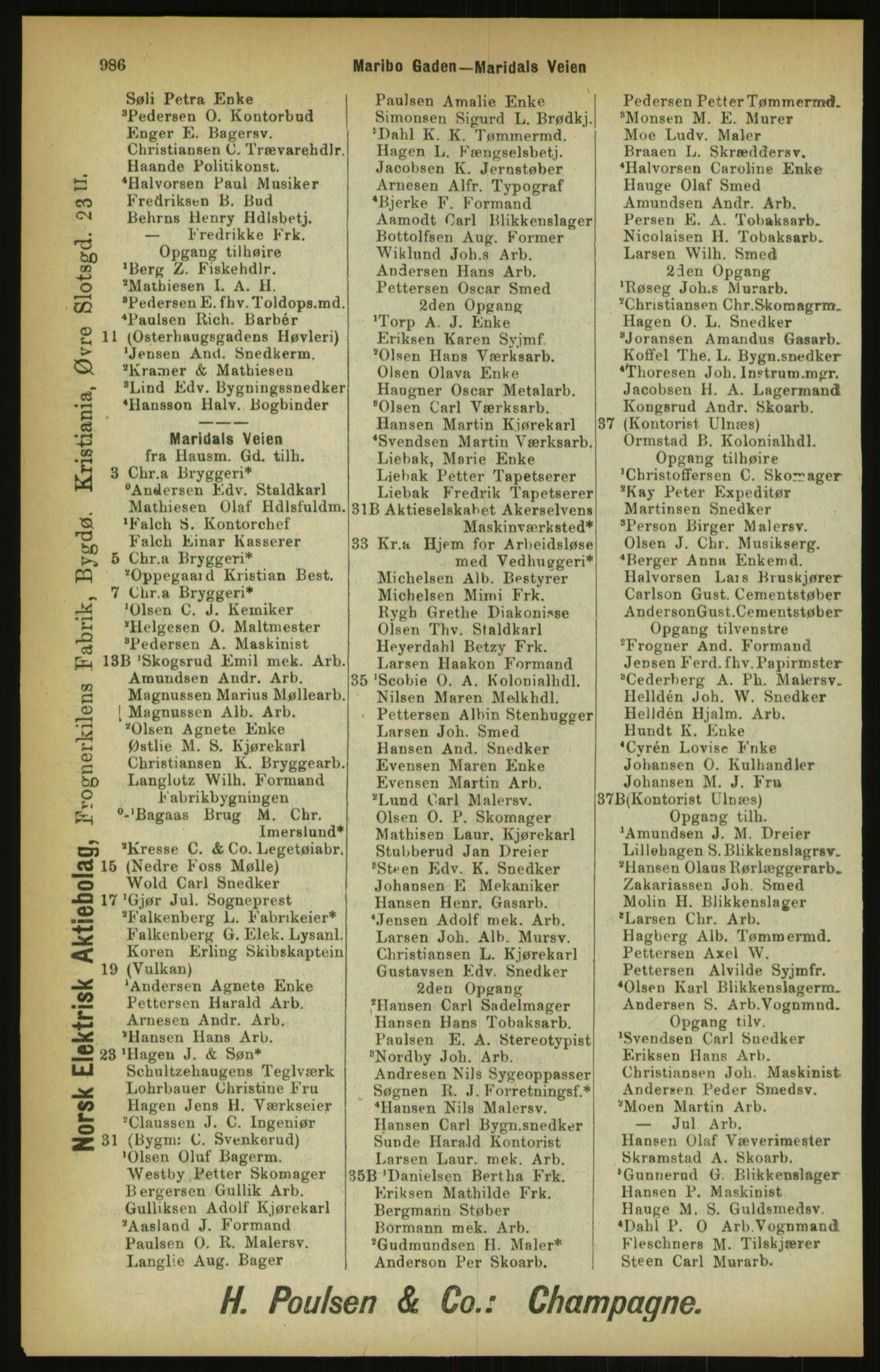 Kristiania/Oslo adressebok, PUBL/-, 1900, p. 986