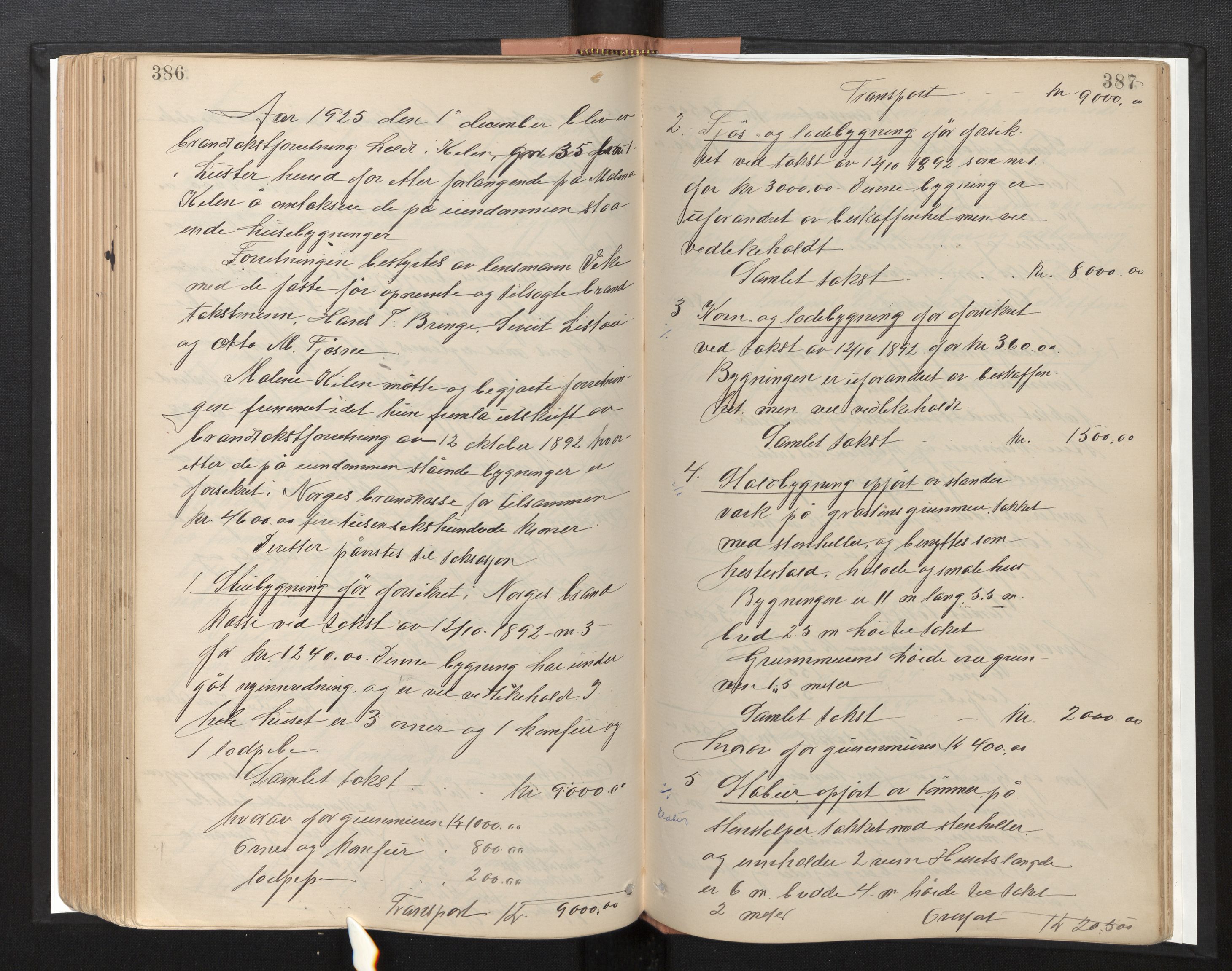 Lensmannen i Luster, AV/SAB-A-29301/0012/L0004: Branntakstprotokoll, 1885-1929, p. 386-387