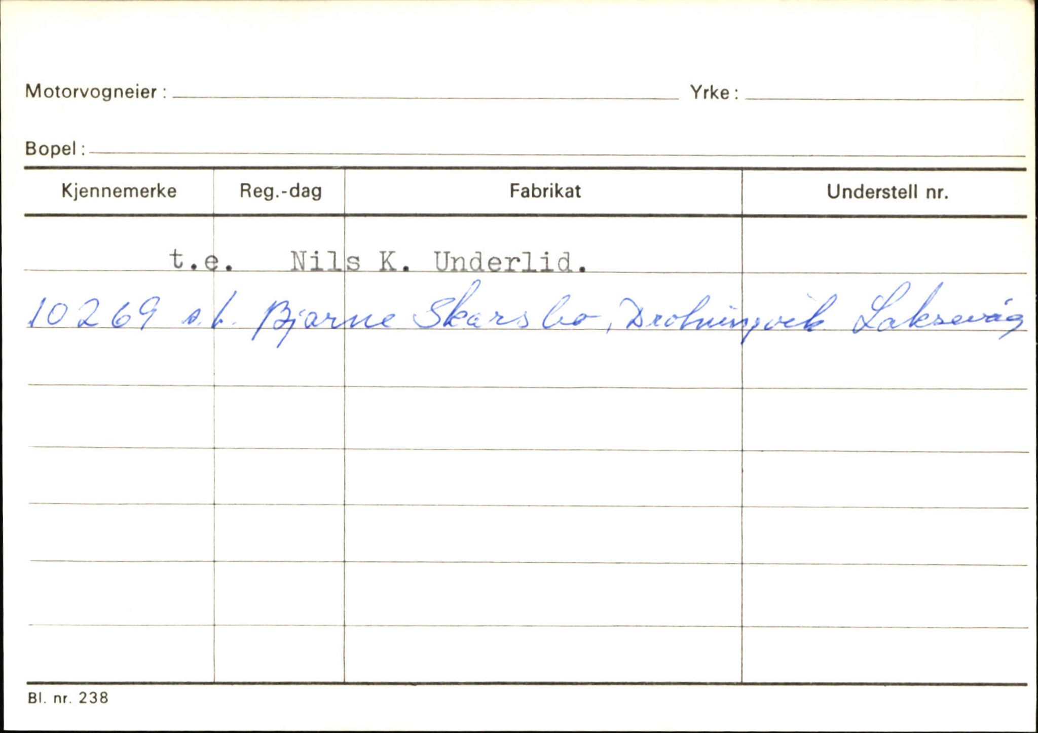 Statens vegvesen, Sogn og Fjordane vegkontor, SAB/A-5301/4/F/L0126: Eigarregister Fjaler M-Å. Leikanger A-Å, 1945-1975, p. 1242