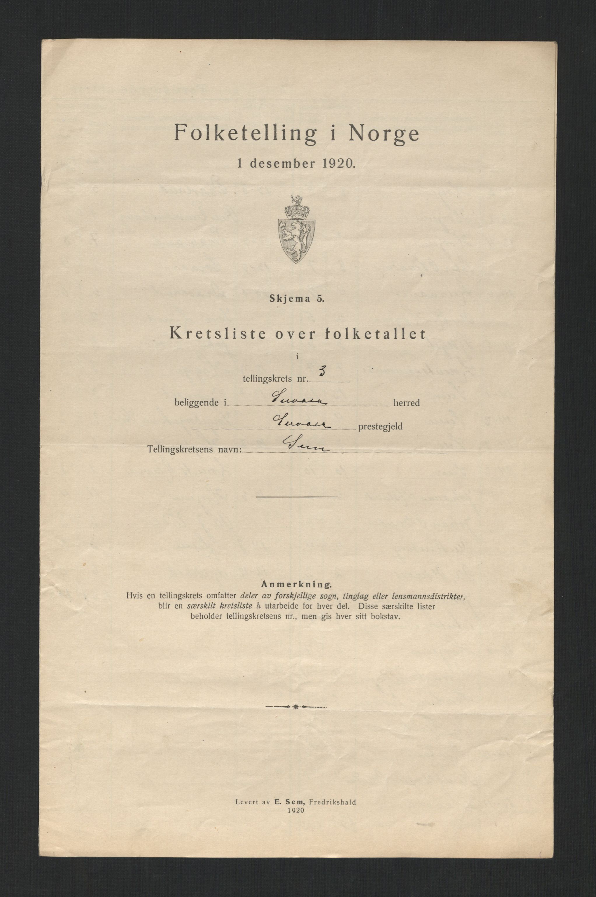 SAT, 1920 census for Snåsa, 1920, p. 21