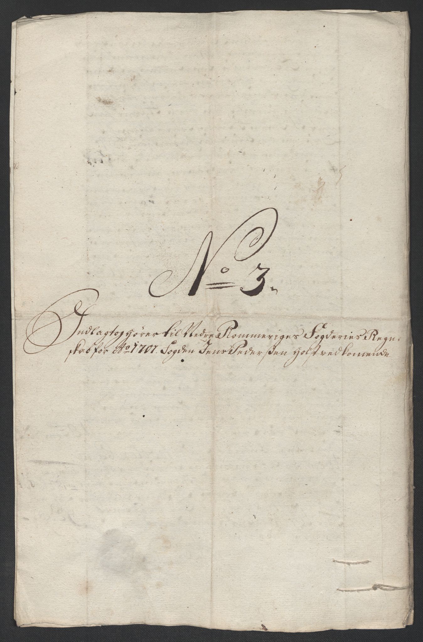 Rentekammeret inntil 1814, Reviderte regnskaper, Fogderegnskap, AV/RA-EA-4092/R11/L0584: Fogderegnskap Nedre Romerike, 1701, p. 35